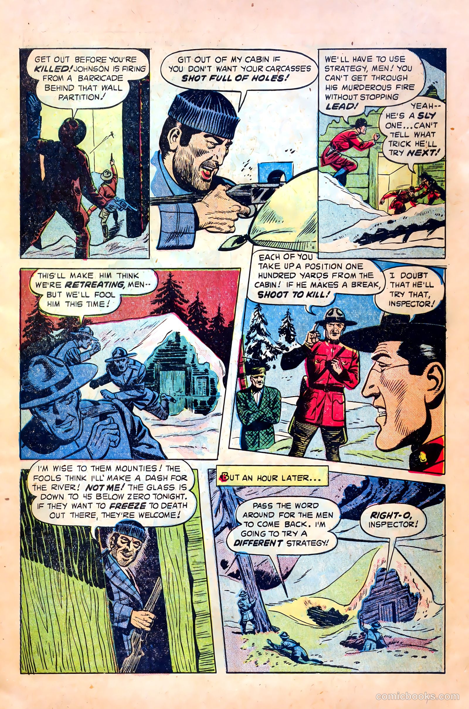 Northwest Mounties #1 (1948) — page 7 of 36