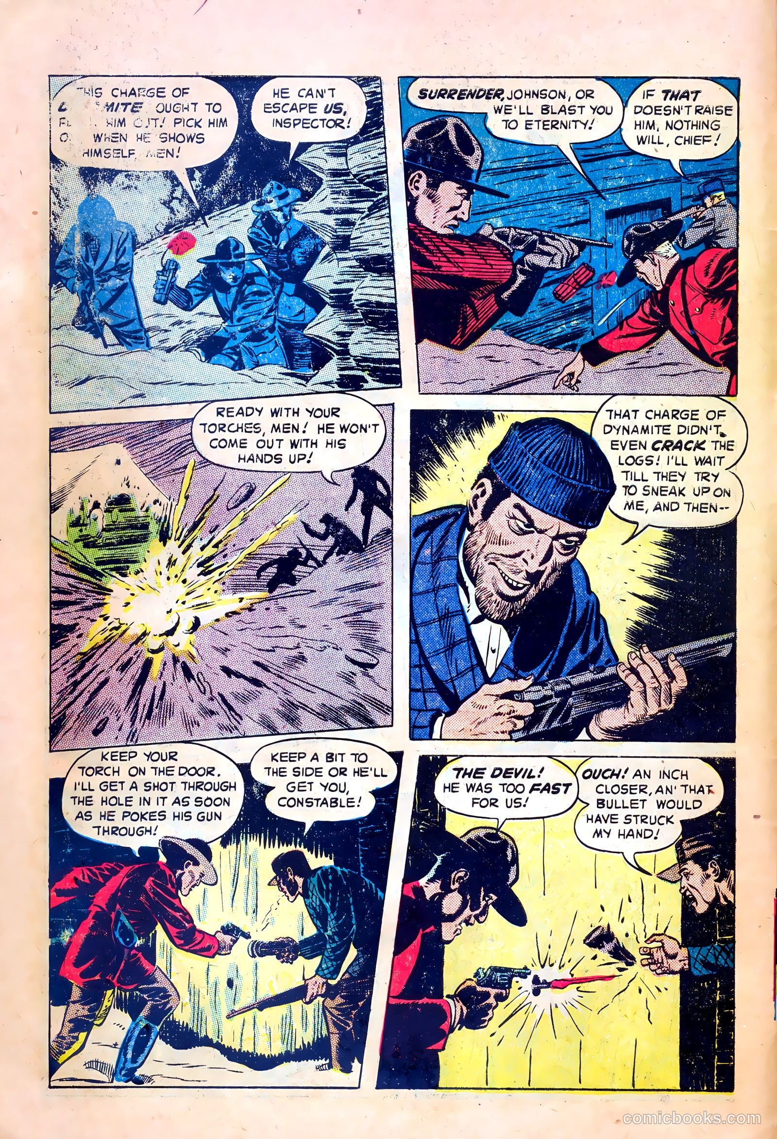 Northwest Mounties #1 (1948) — page 8 of 36