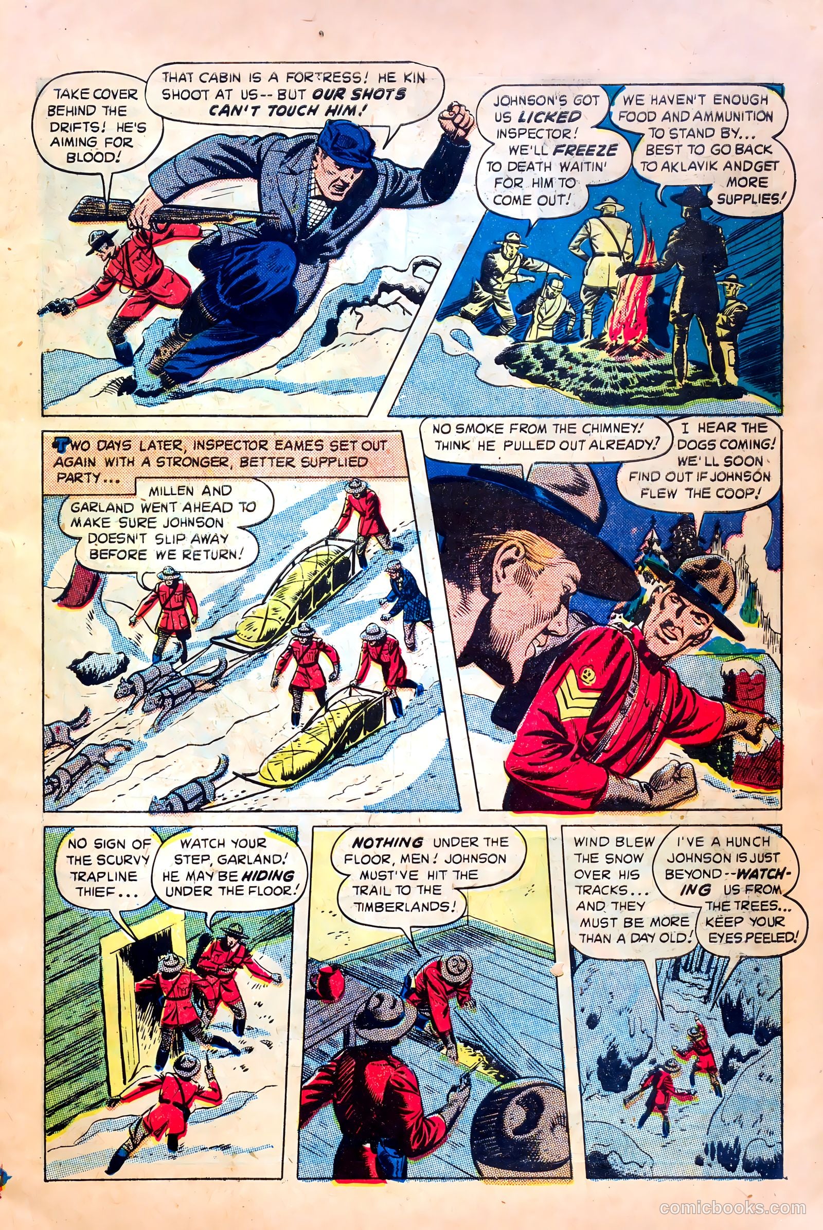 Northwest Mounties #1 (1948) — page 9 of 36