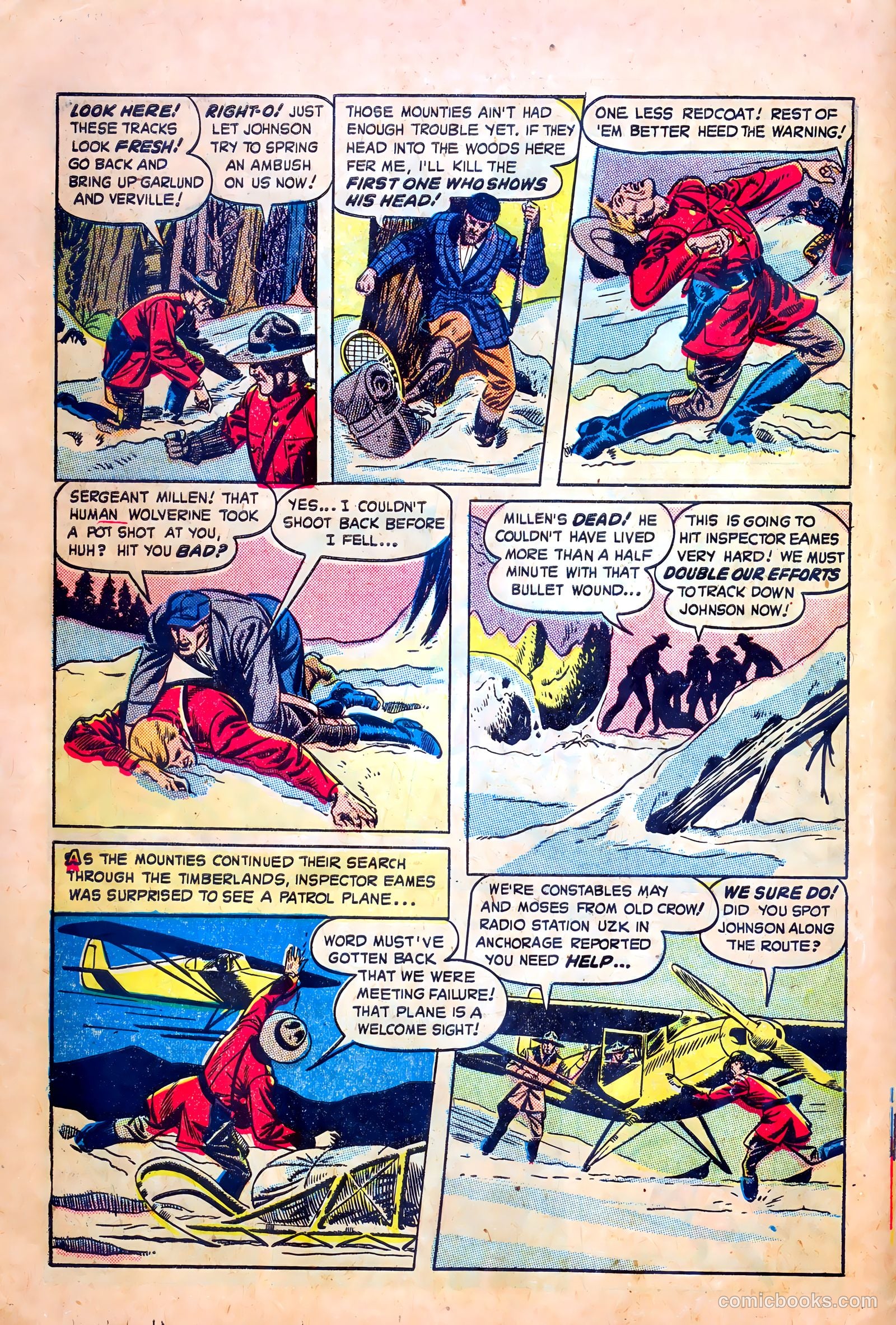 Northwest Mounties #1 (1948) — page 10 of 36