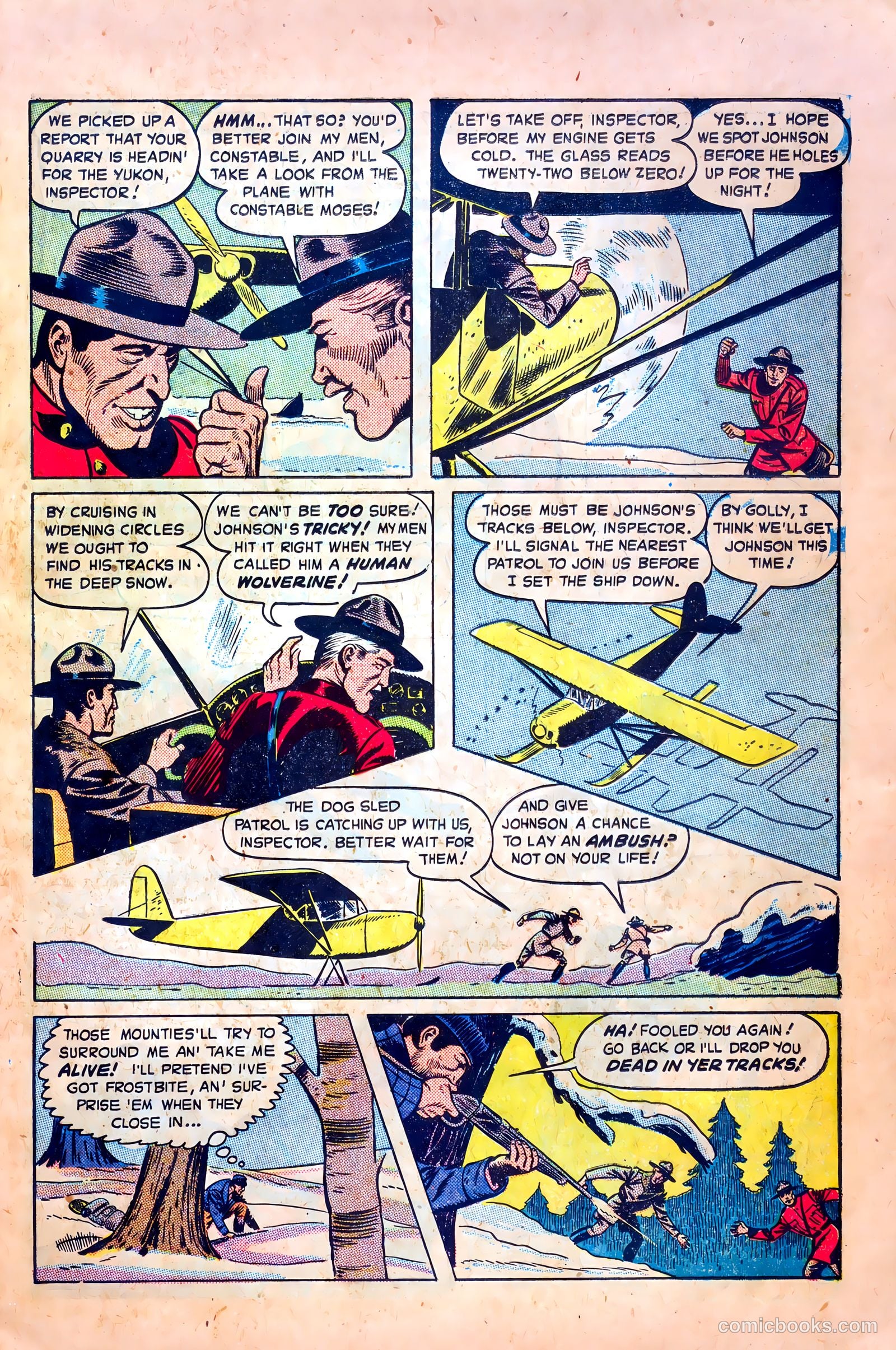 Northwest Mounties #1 (1948) — page 11 of 36