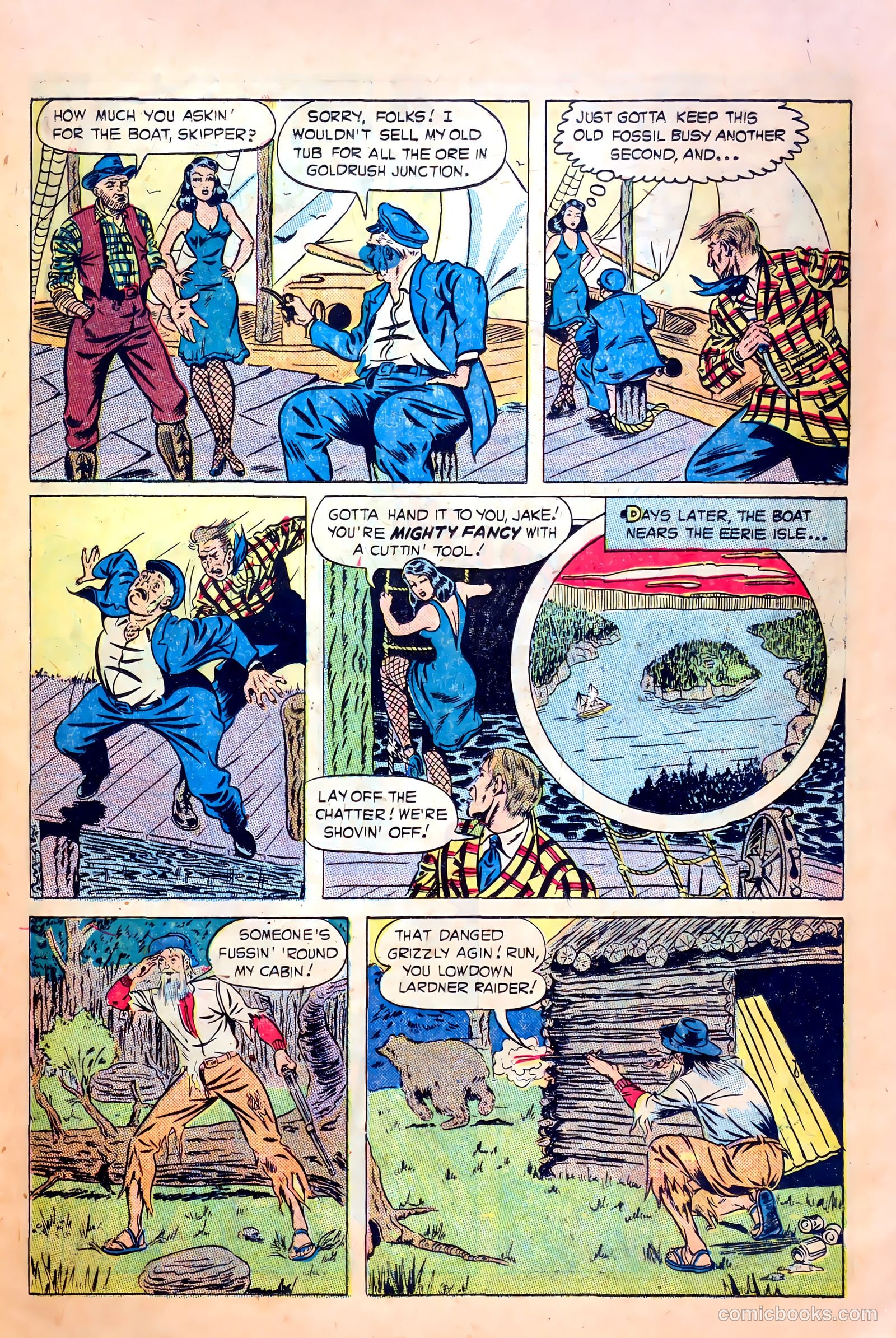 Northwest Mounties #1 (1948) — page 21 of 36
