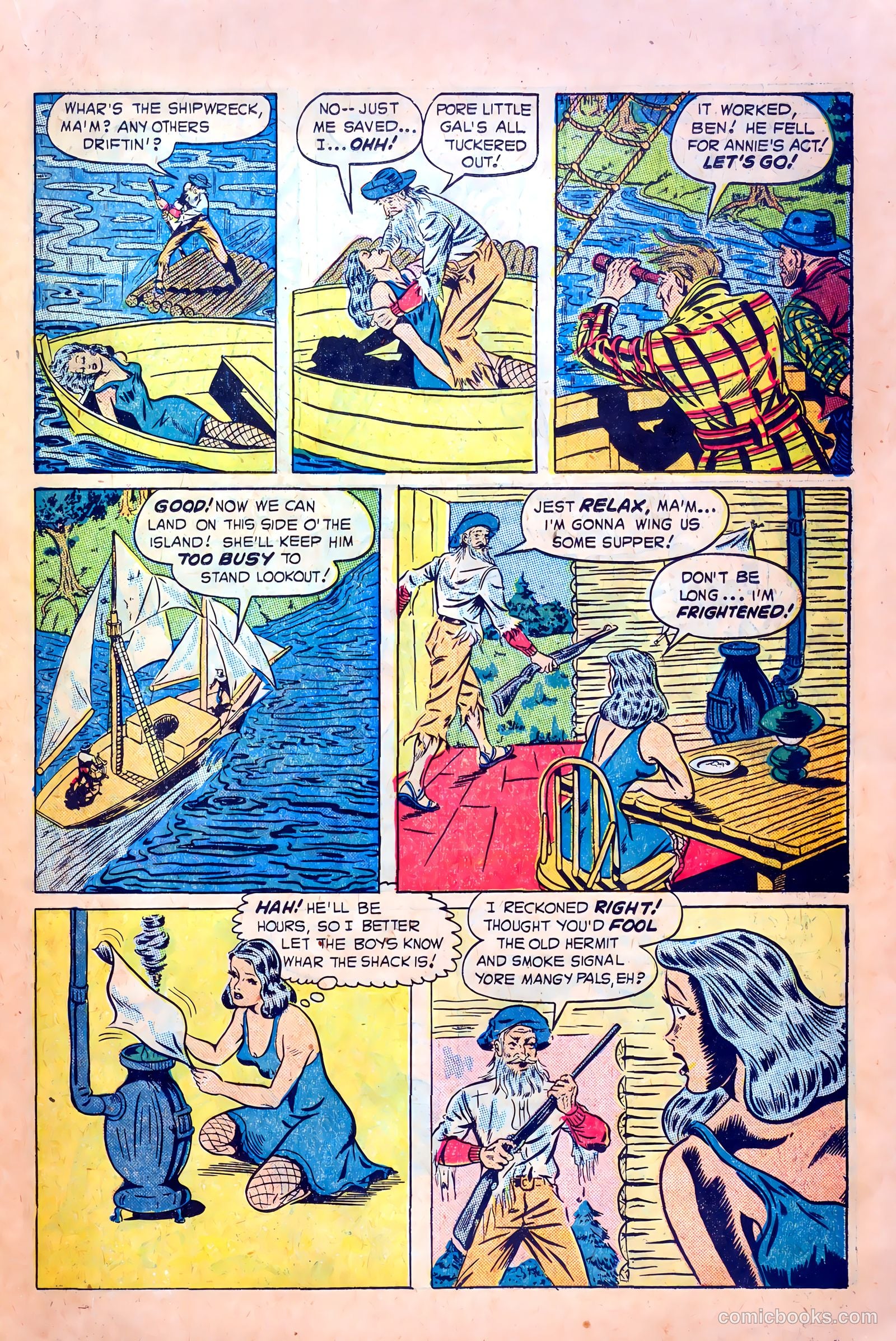 Northwest Mounties #1 (1948) — page 23 of 36
