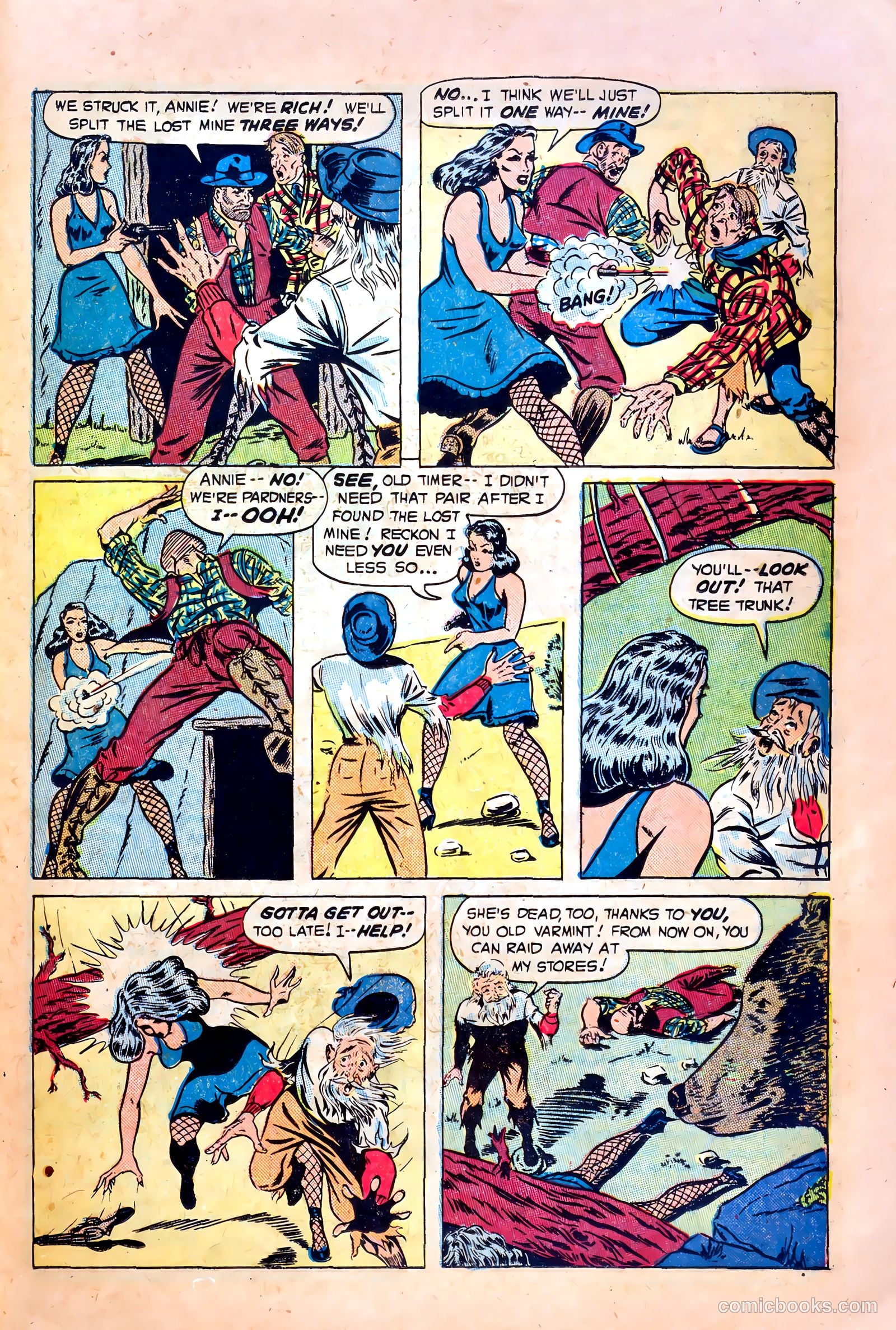 Northwest Mounties #1 (1948) — page 25 of 36
