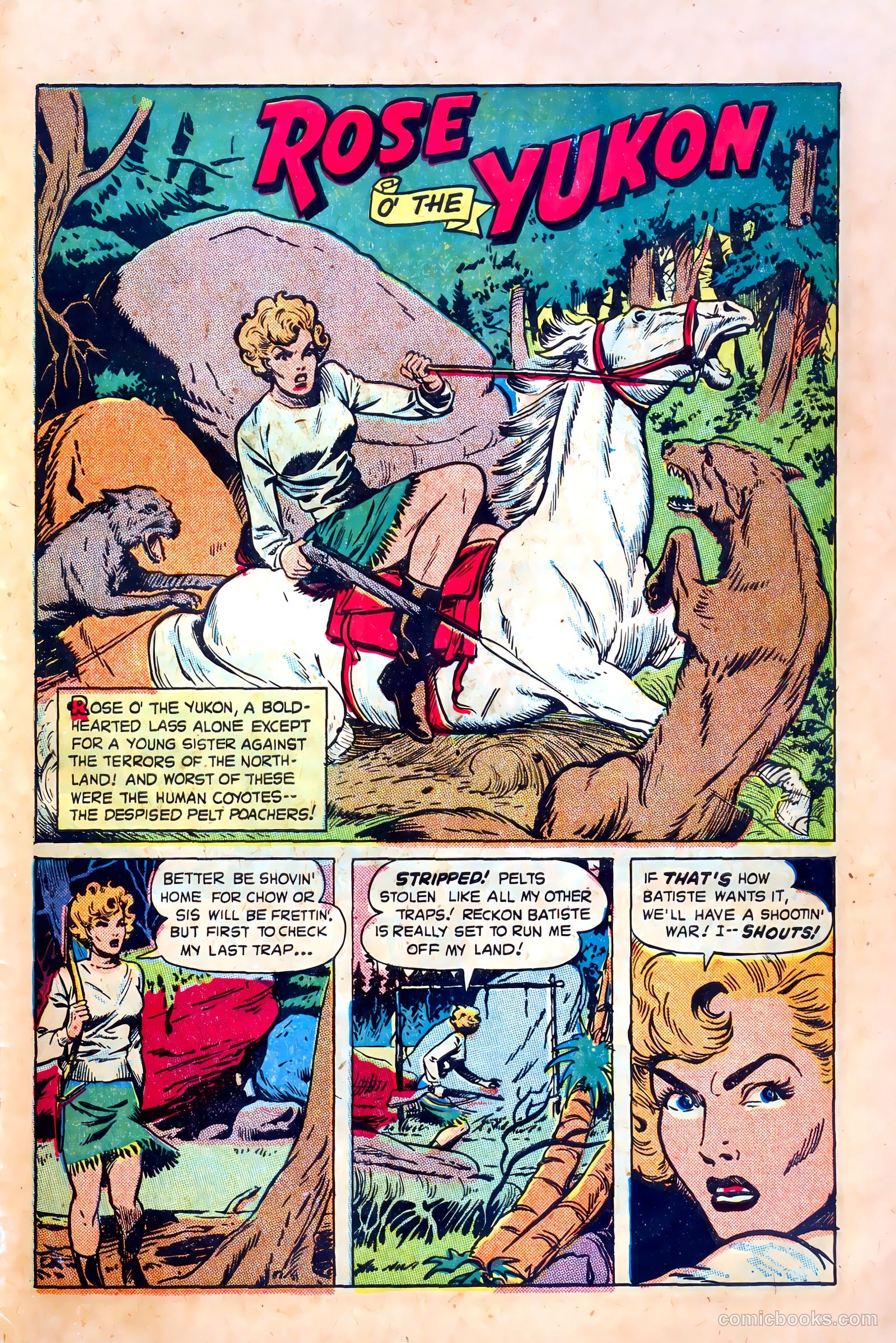 Northwest Mounties #1 (1948) — page 27 of 36