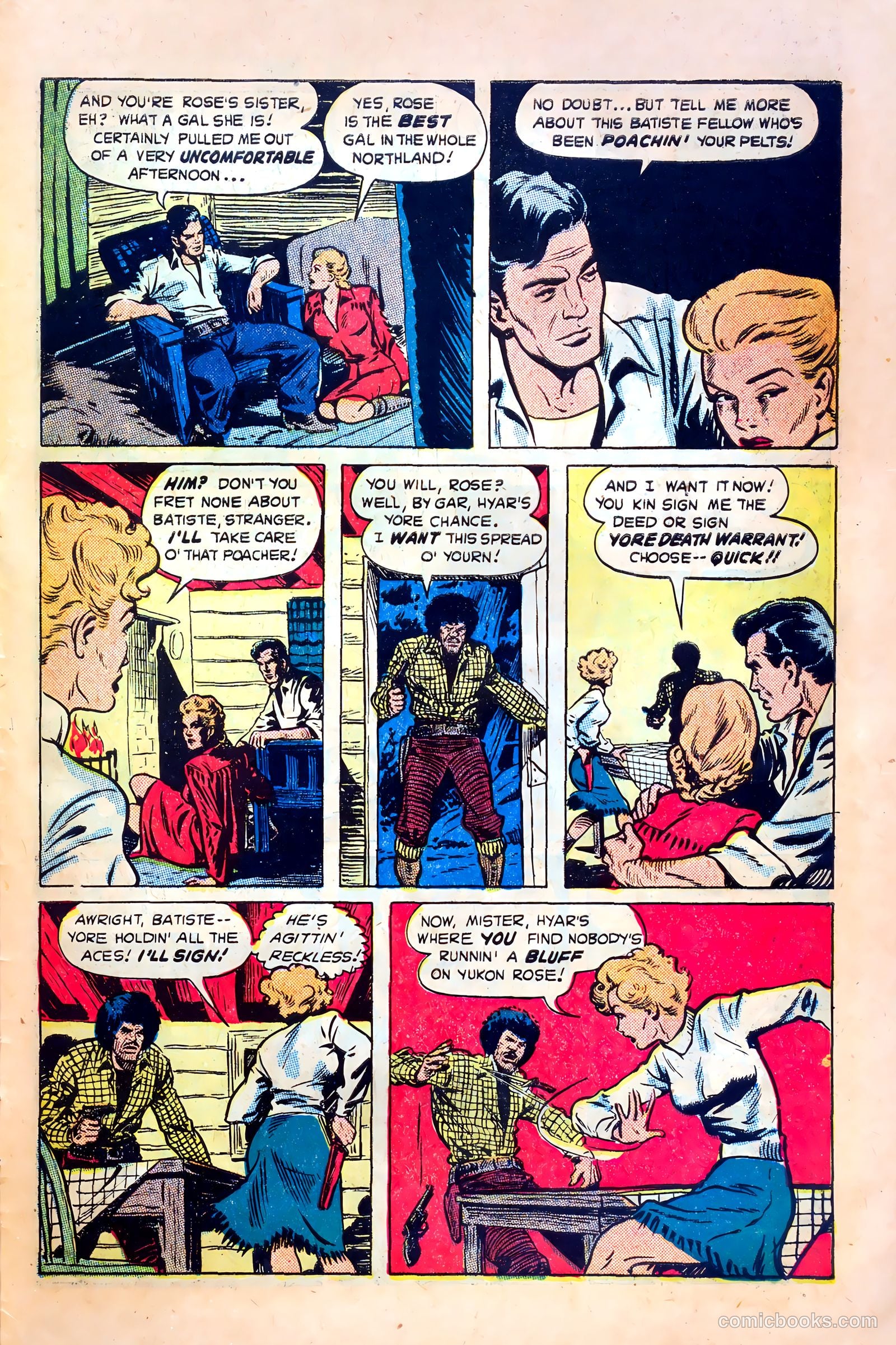 Northwest Mounties #1 (1948) — page 29 of 36