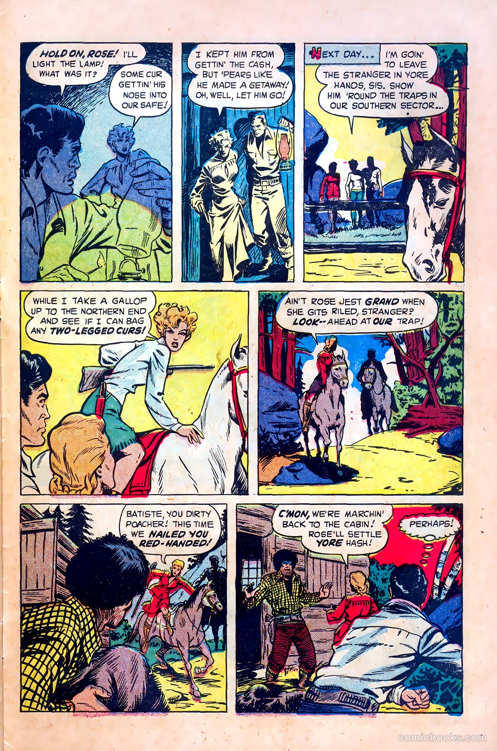 Northwest Mounties #1 (1948) — page 31 of 36