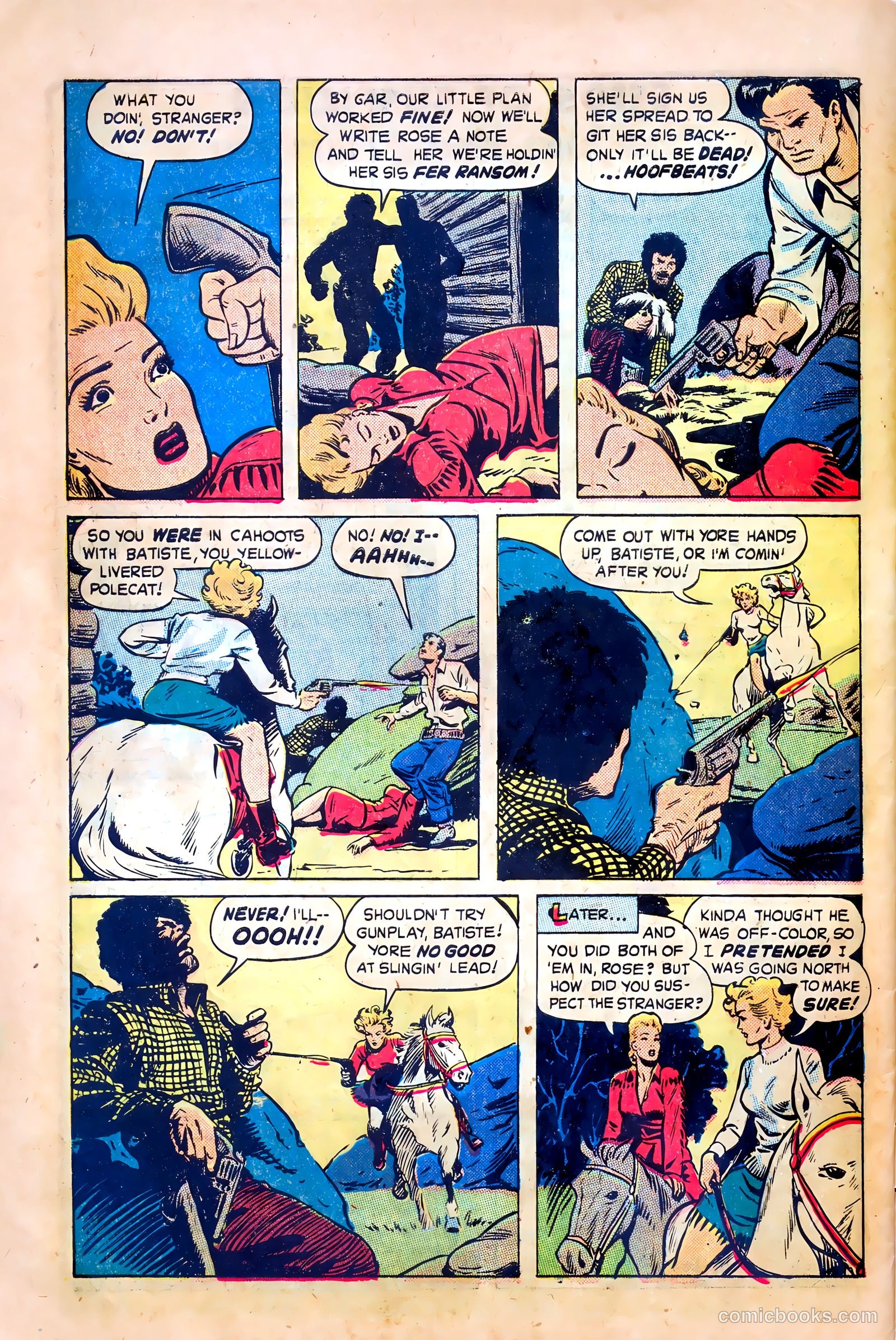 Northwest Mounties #1 (1948) — page 32 of 36