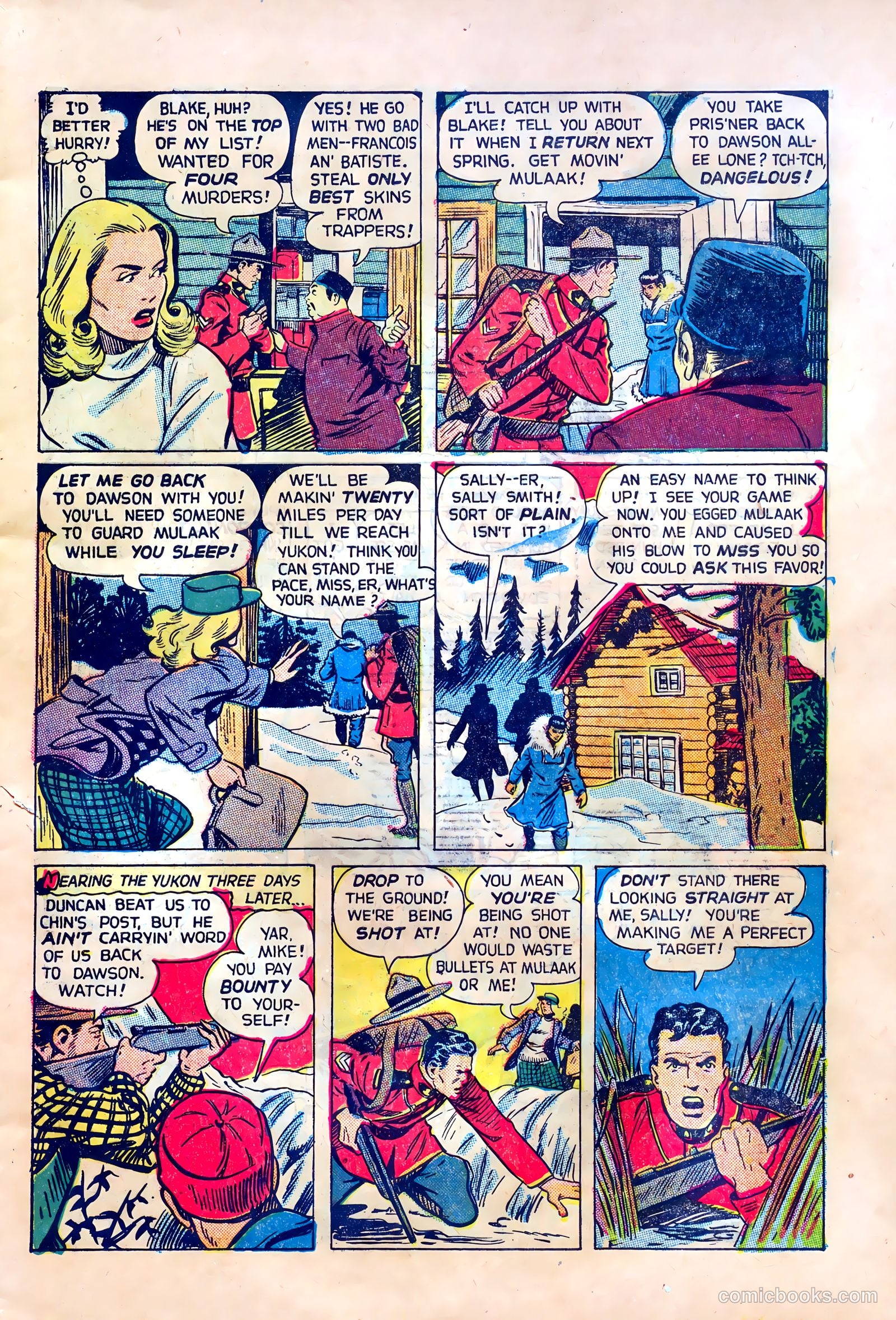 Northwest Mounties #2 (1949) — page 5 of 36