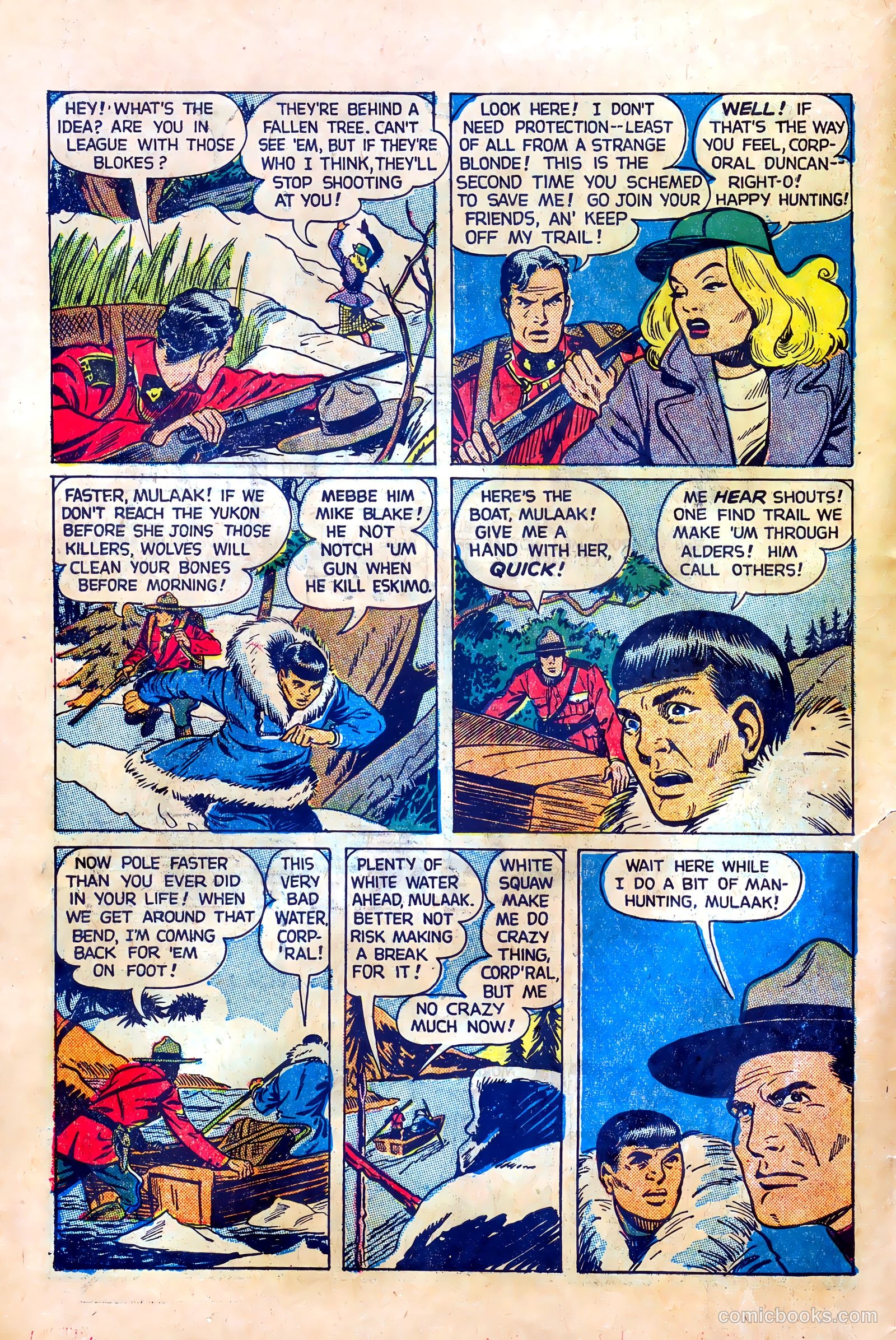Northwest Mounties #2 (1949) — page 6 of 36