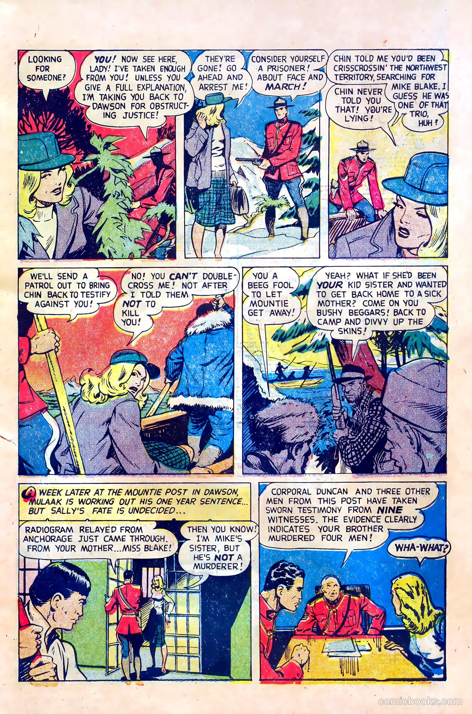 Northwest Mounties #2 (1949) — page 7 of 36