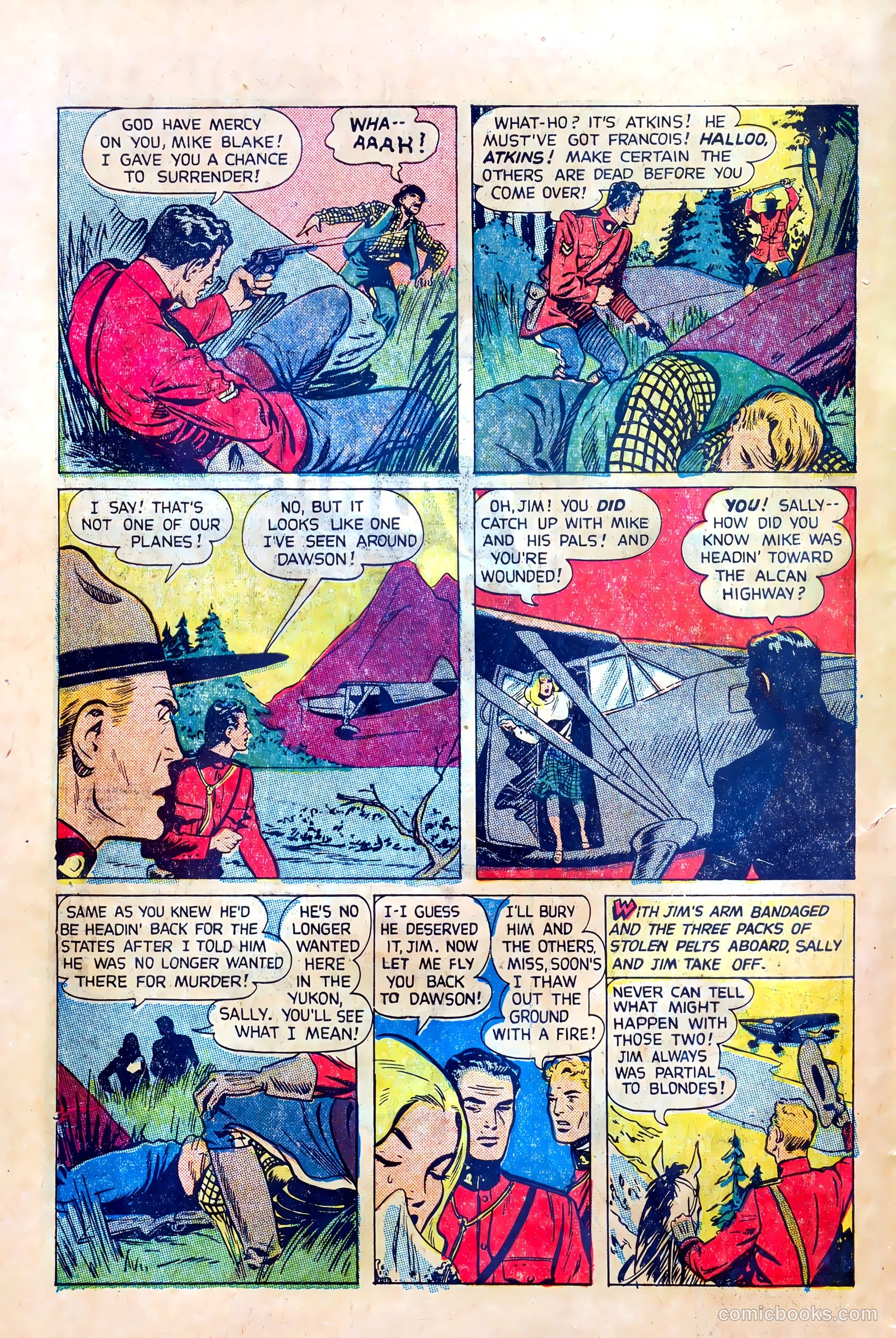 Northwest Mounties #2 (1949) — page 10 of 36