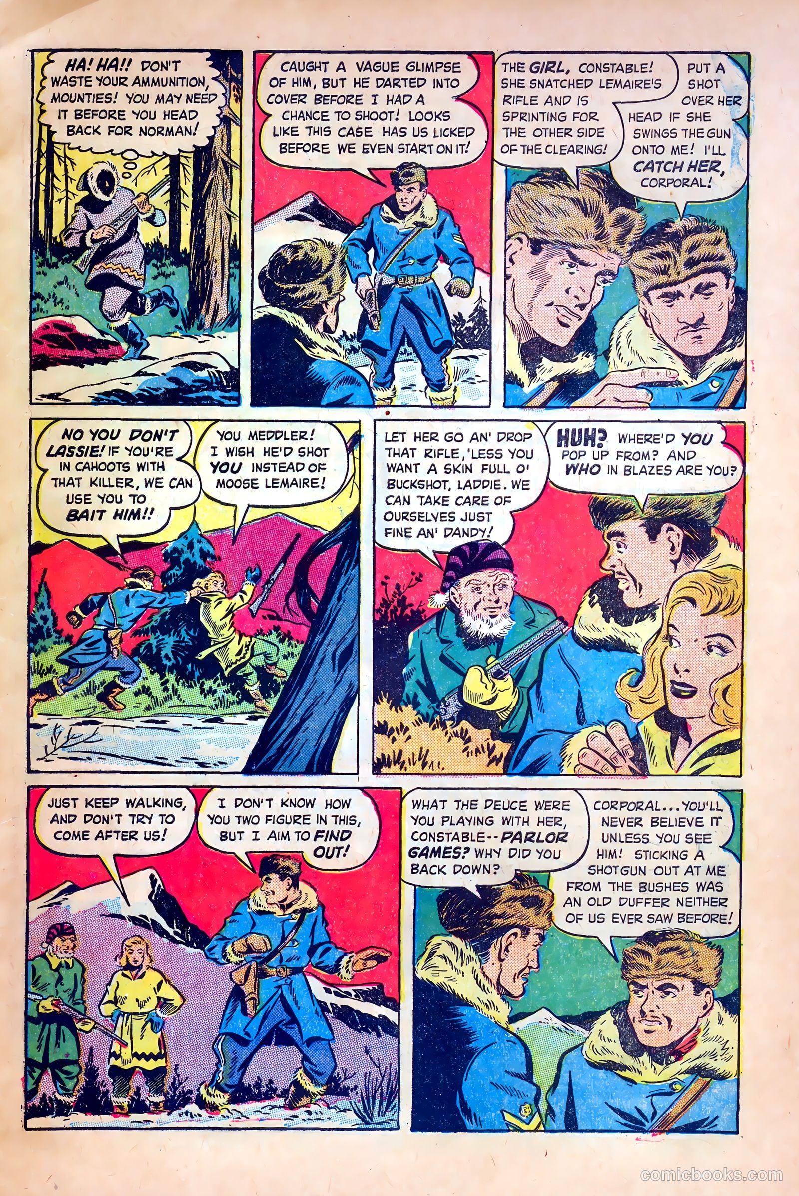 Northwest Mounties #3 (1949) — page 5 of 36
