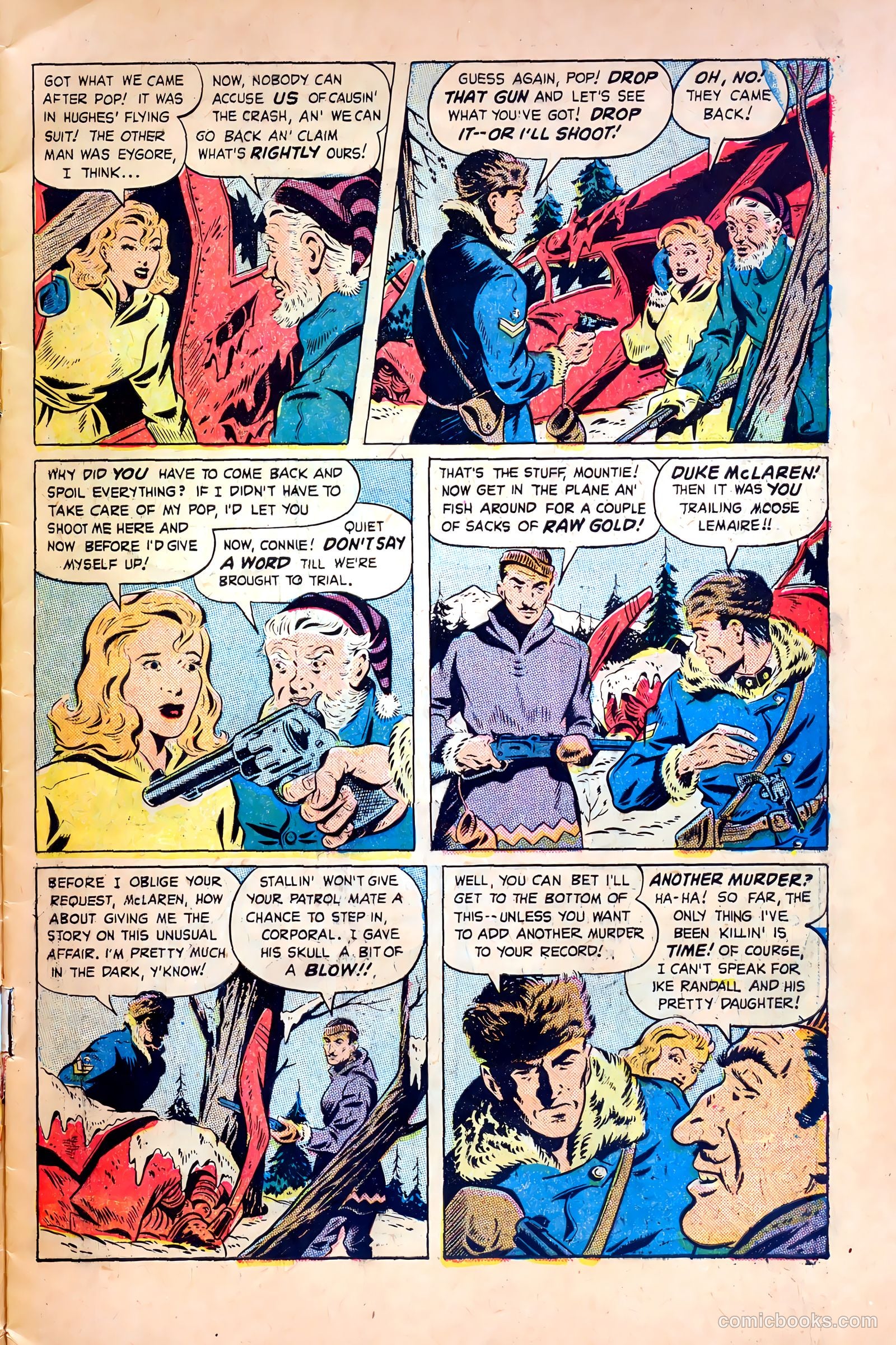 Northwest Mounties #3 (1949) — page 7 of 36