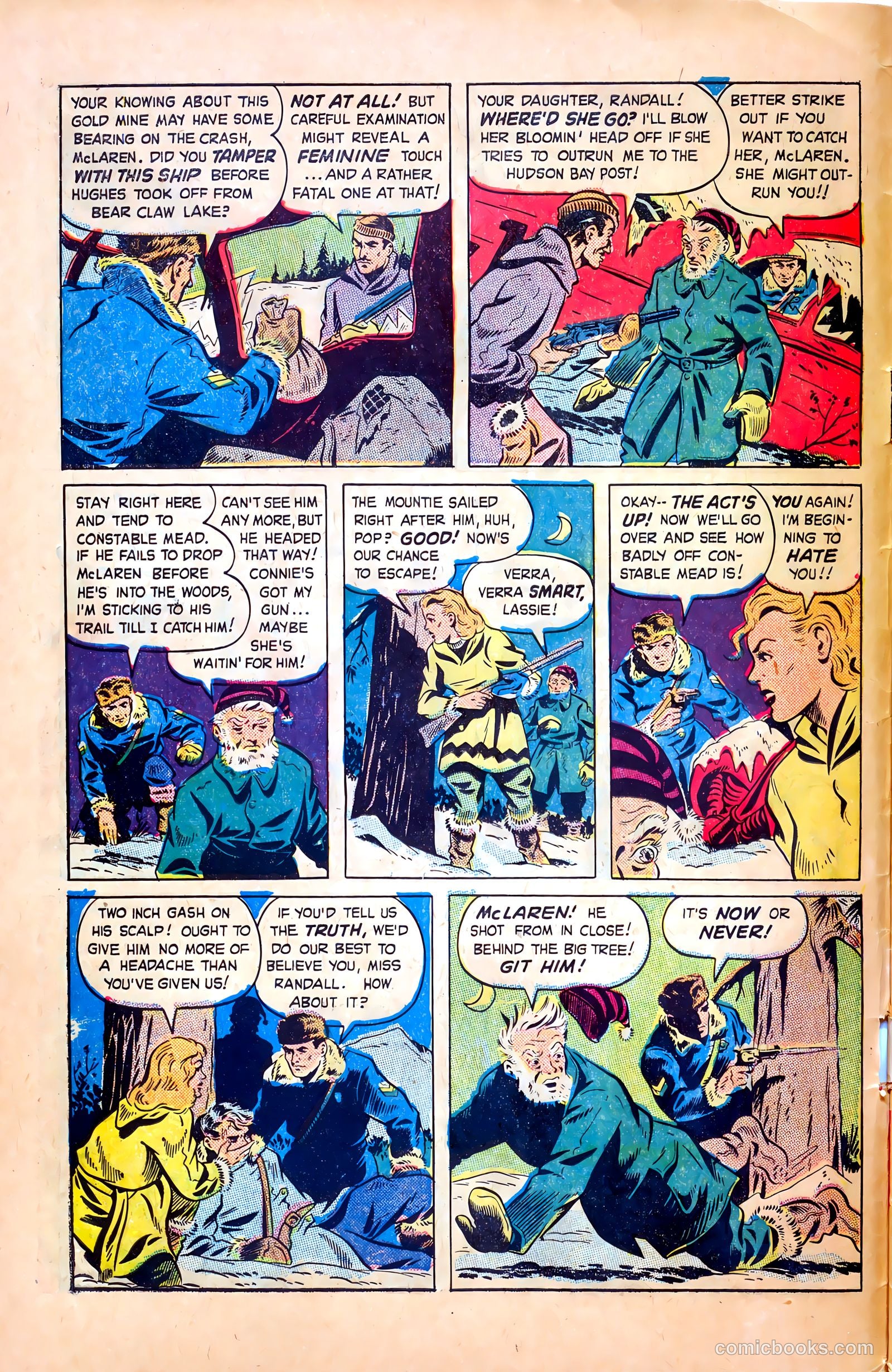 Northwest Mounties #3 (1949) — page 8 of 36
