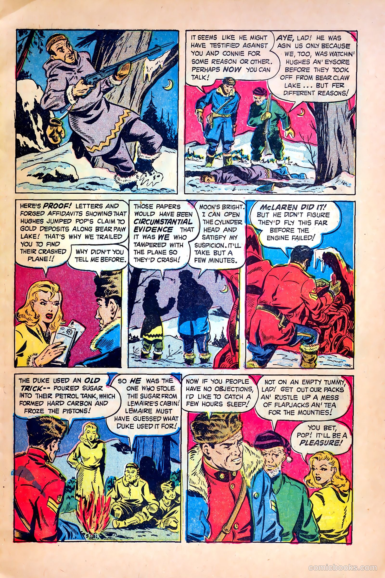 Northwest Mounties #3 (1949) — page 9 of 36