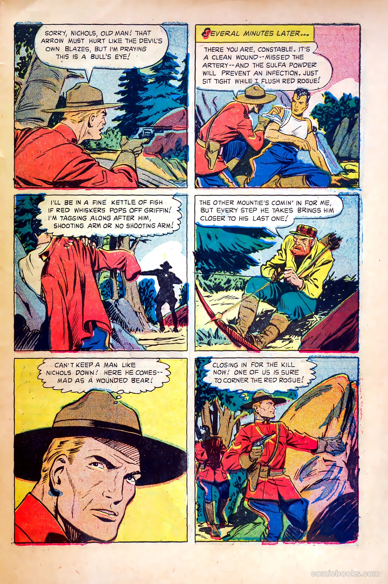 Northwest Mounties #3 (1949) — page 31 of 36