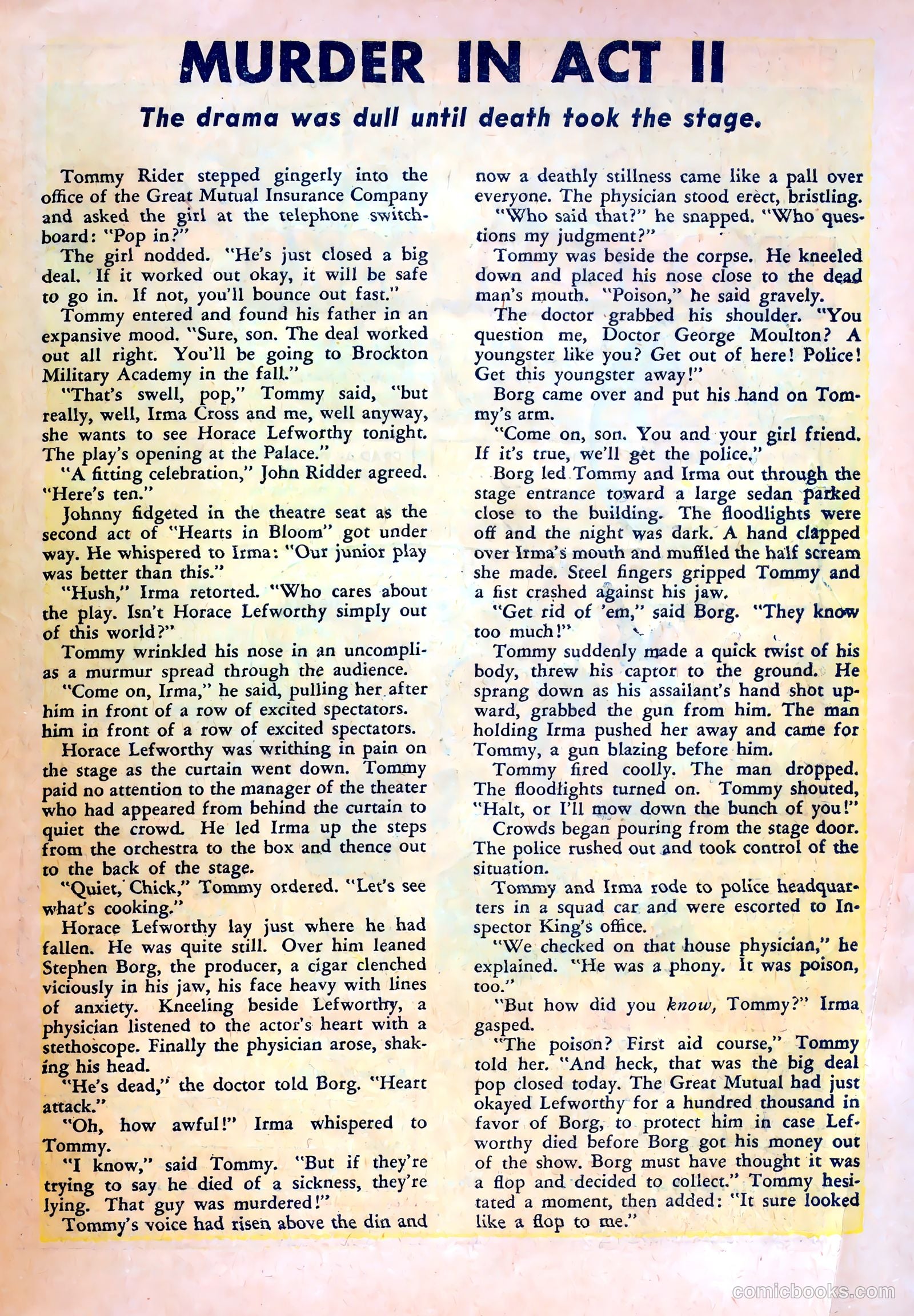 Northwest Mounties #3 (1949) — page 33 of 36