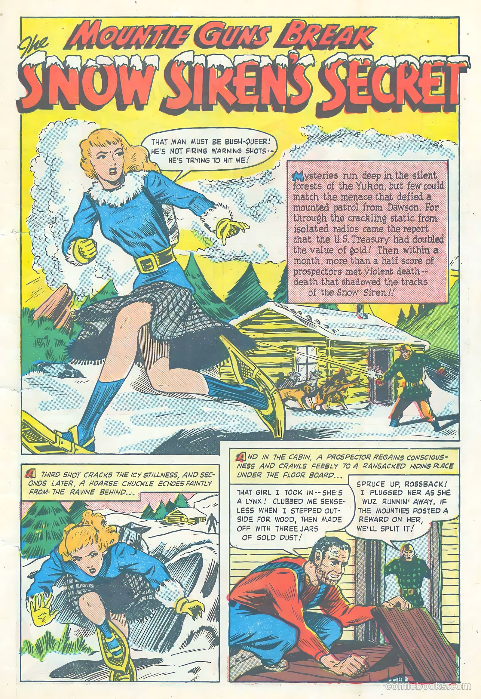 Northwest Mounties #4 (1949) — page 3 of 36
