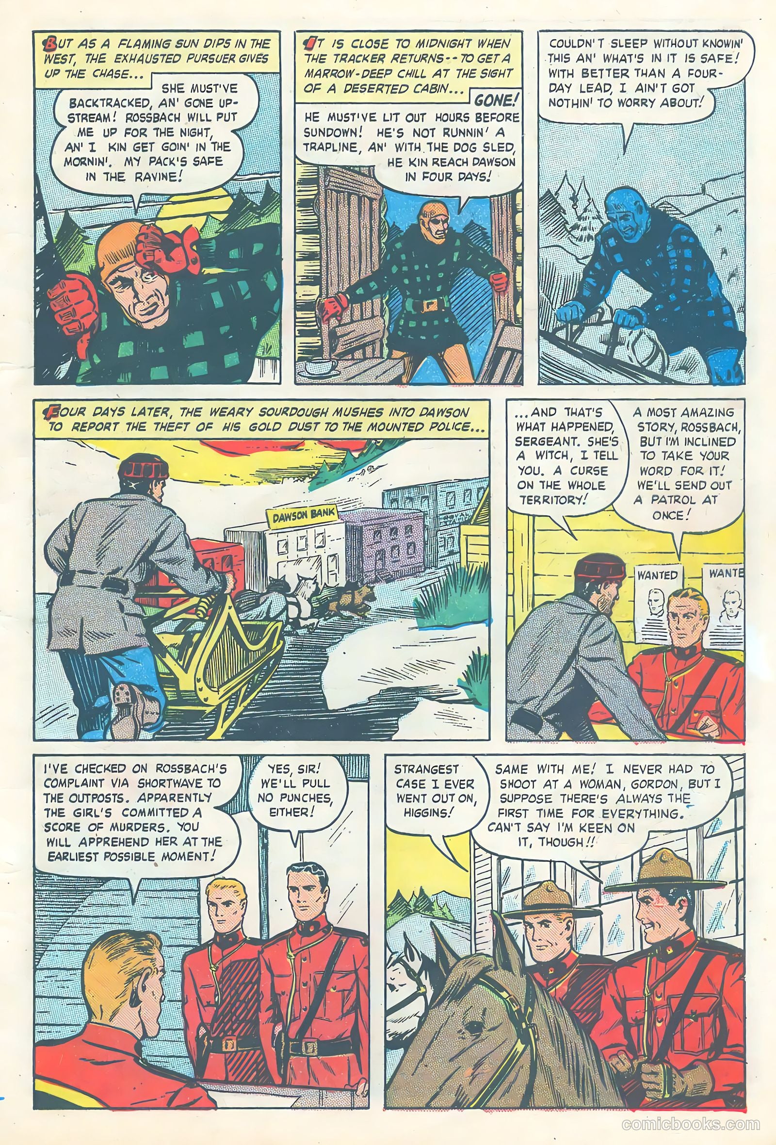 Northwest Mounties #4 (1949) — page 5 of 36