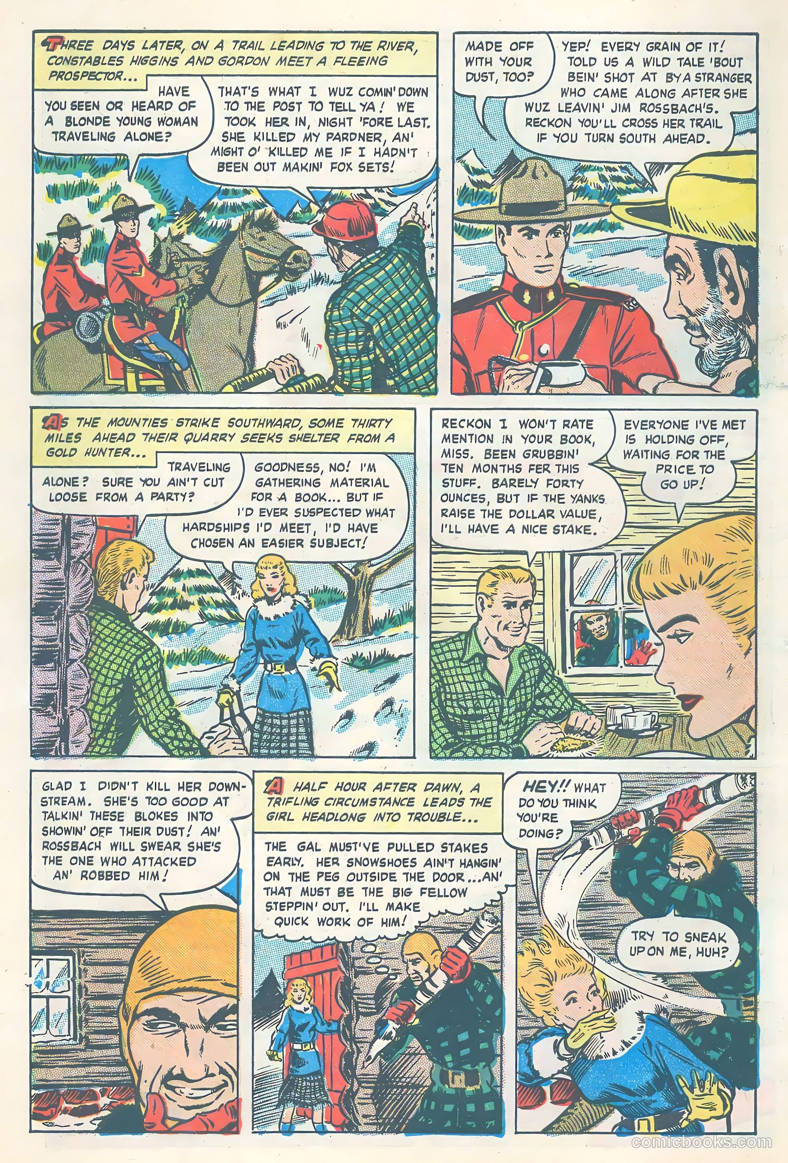Northwest Mounties #4 (1949) — page 6 of 36