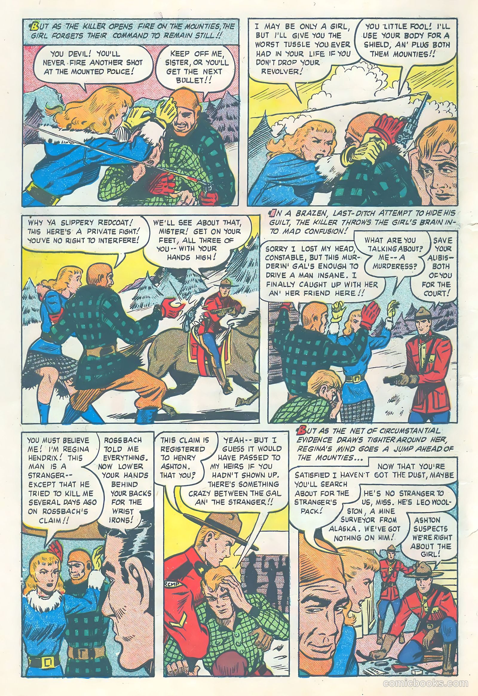 Northwest Mounties #4 (1949) — page 8 of 36