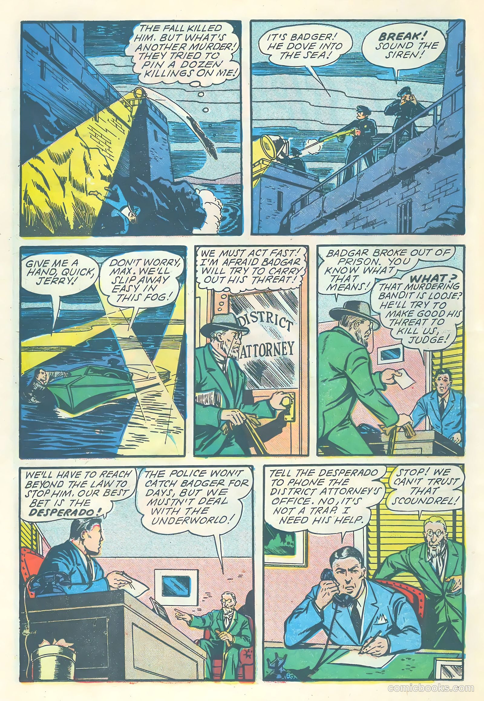 Northwest Mounties #4 (1949) — page 22 of 36