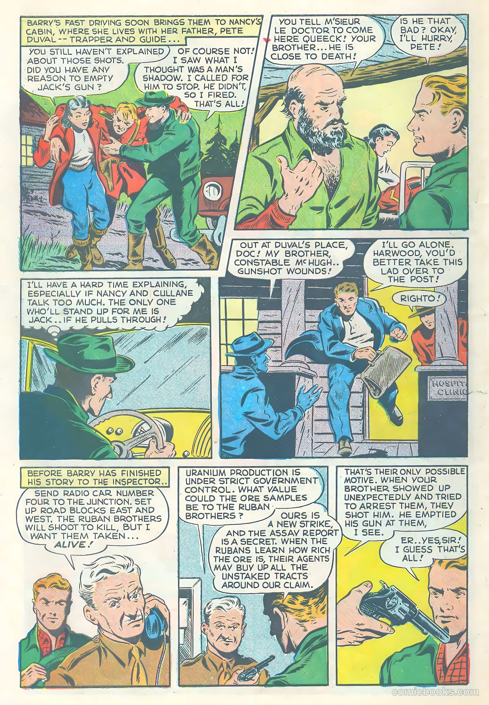 Northwest Mounties #4 (1949) — page 30 of 36