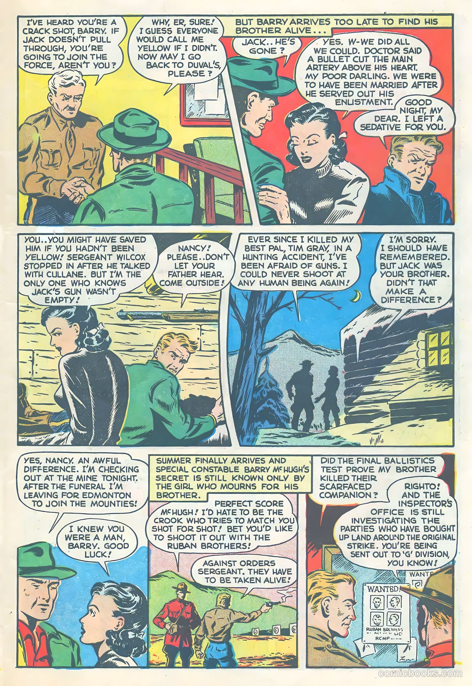 Northwest Mounties #4 (1949) — page 31 of 36