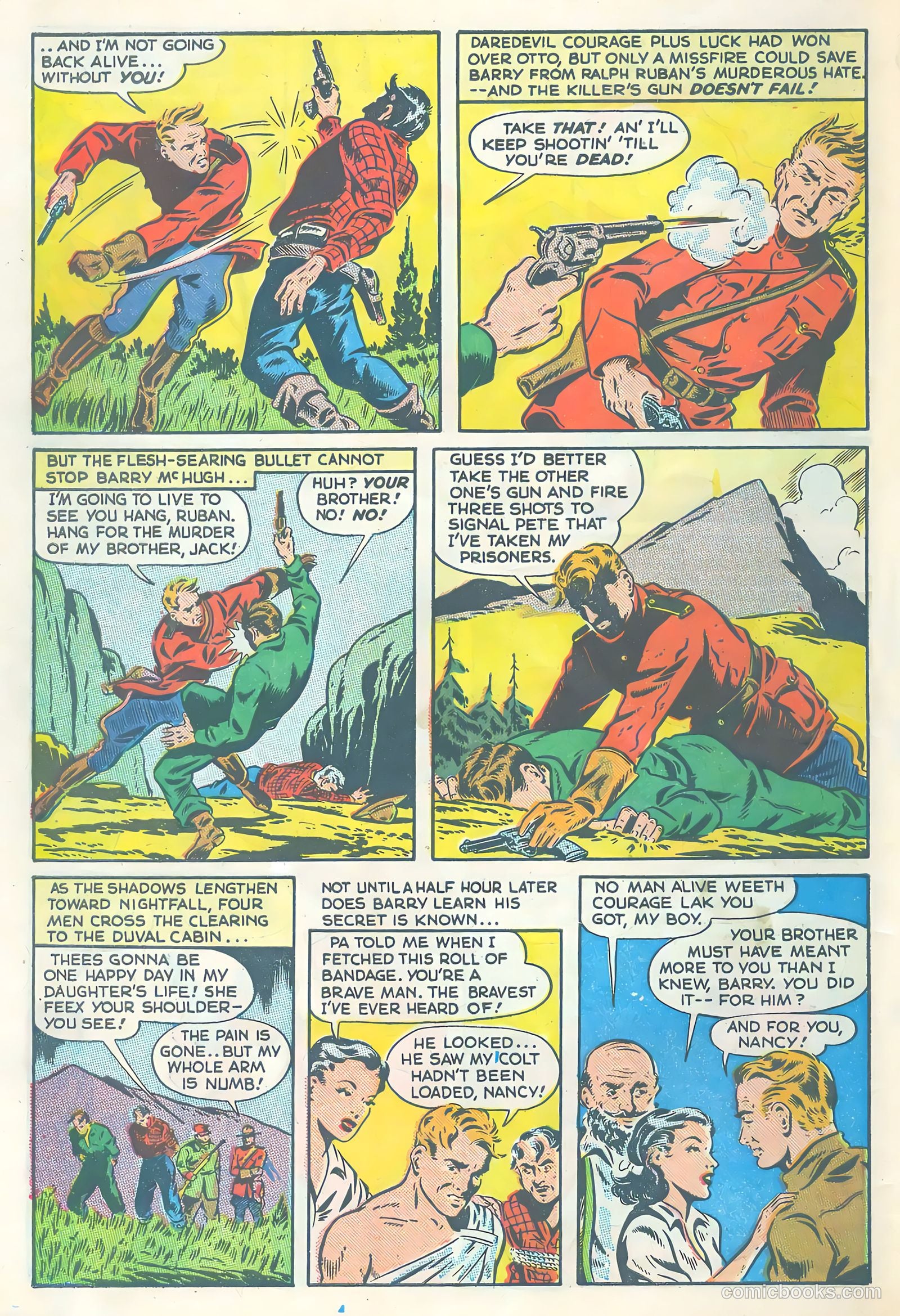 Northwest Mounties #4 (1949) — page 34 of 36