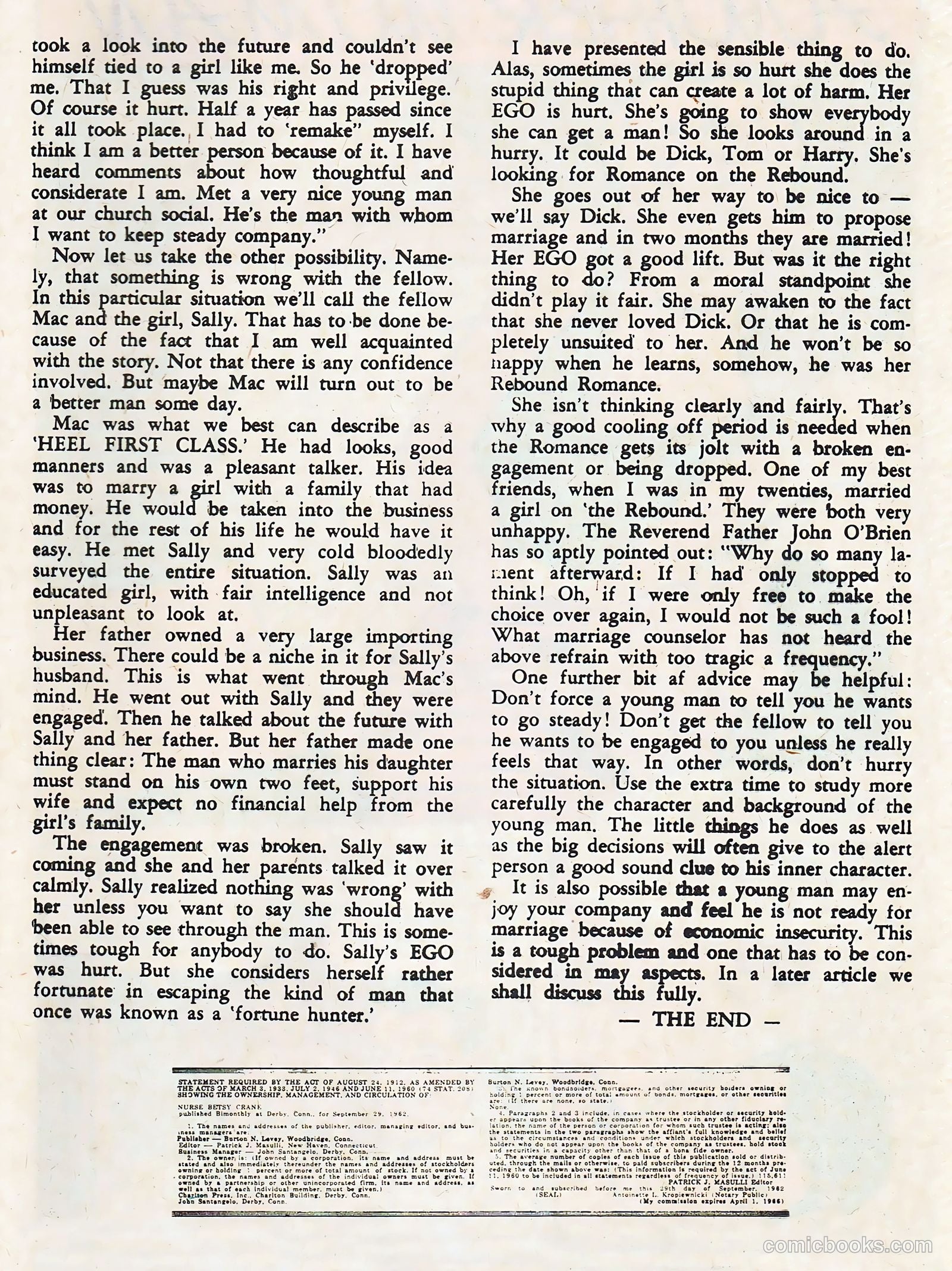 Nurse Betsy Crane #21 (1963) — page 29 of 36