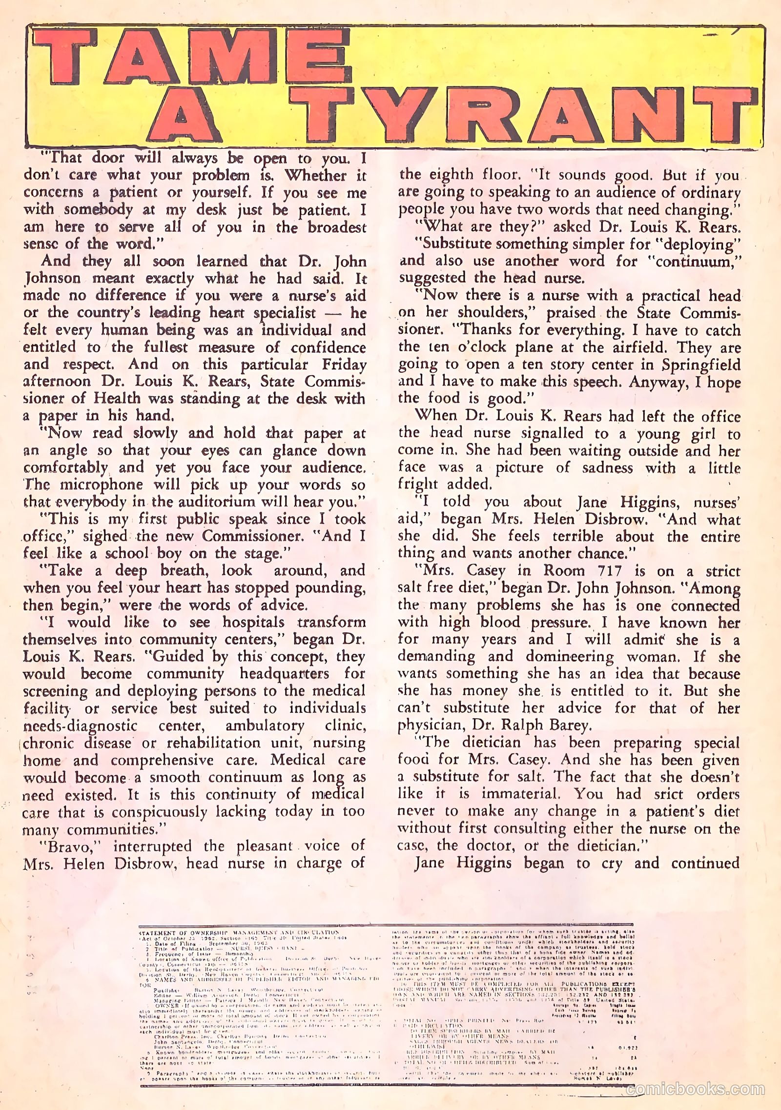 Nurse Betsy Crane #27 (1964) — page 20 of 37