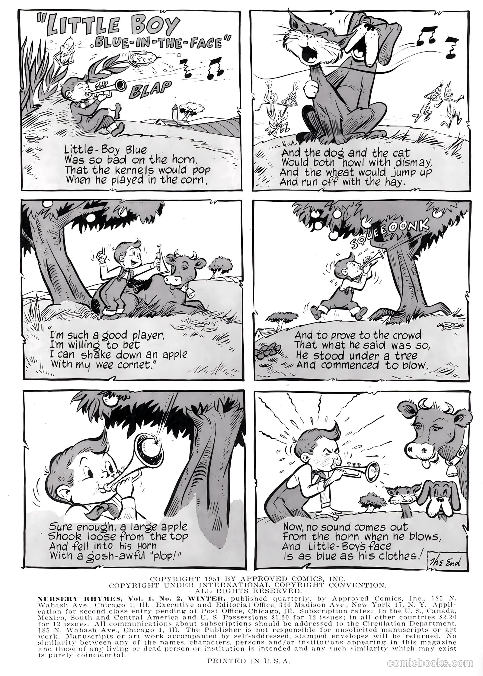 Nursery Rhymes #2 (1951) — page 2 of 36