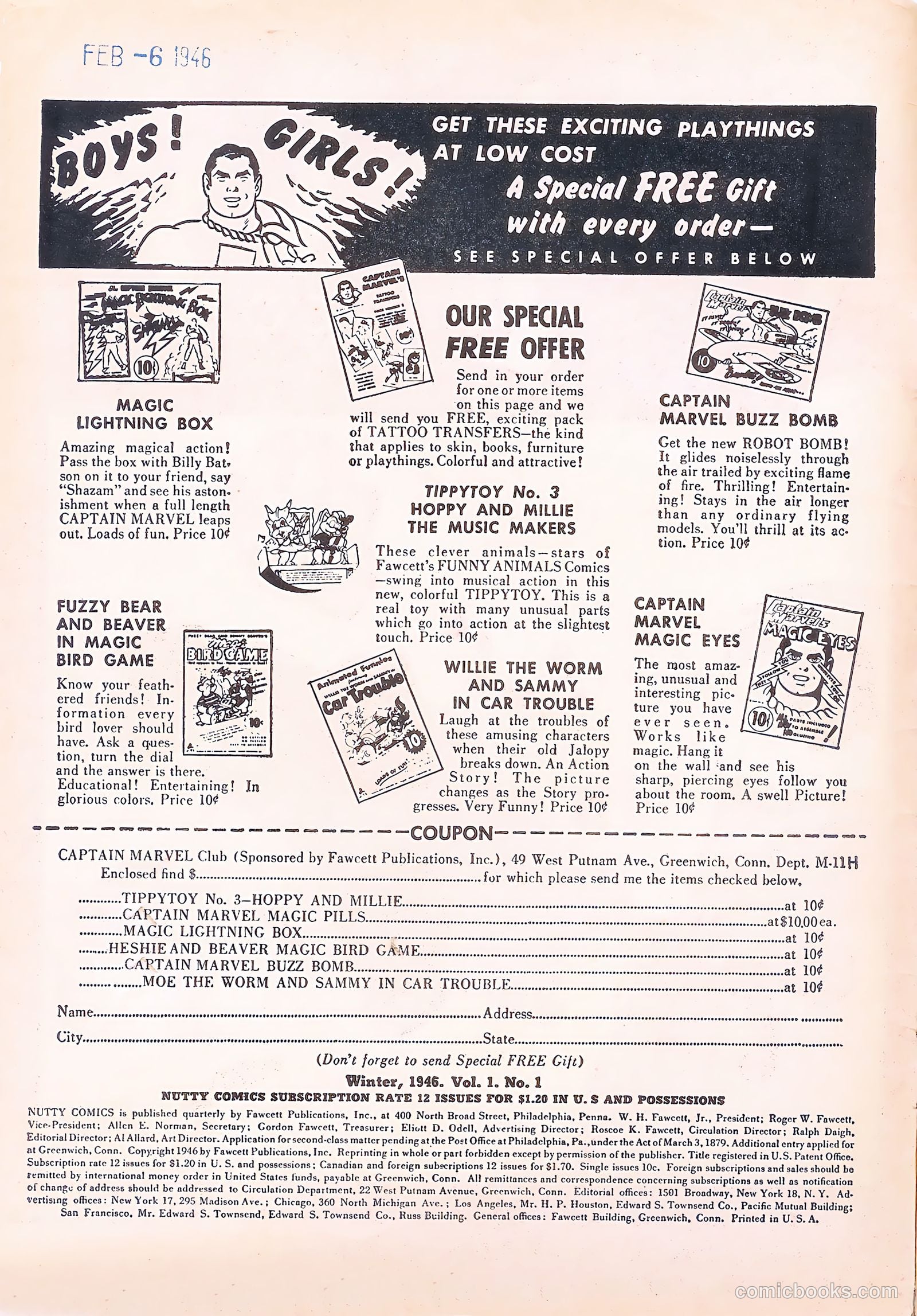 Nutty Comics #1 (1946) — page 2 of 37