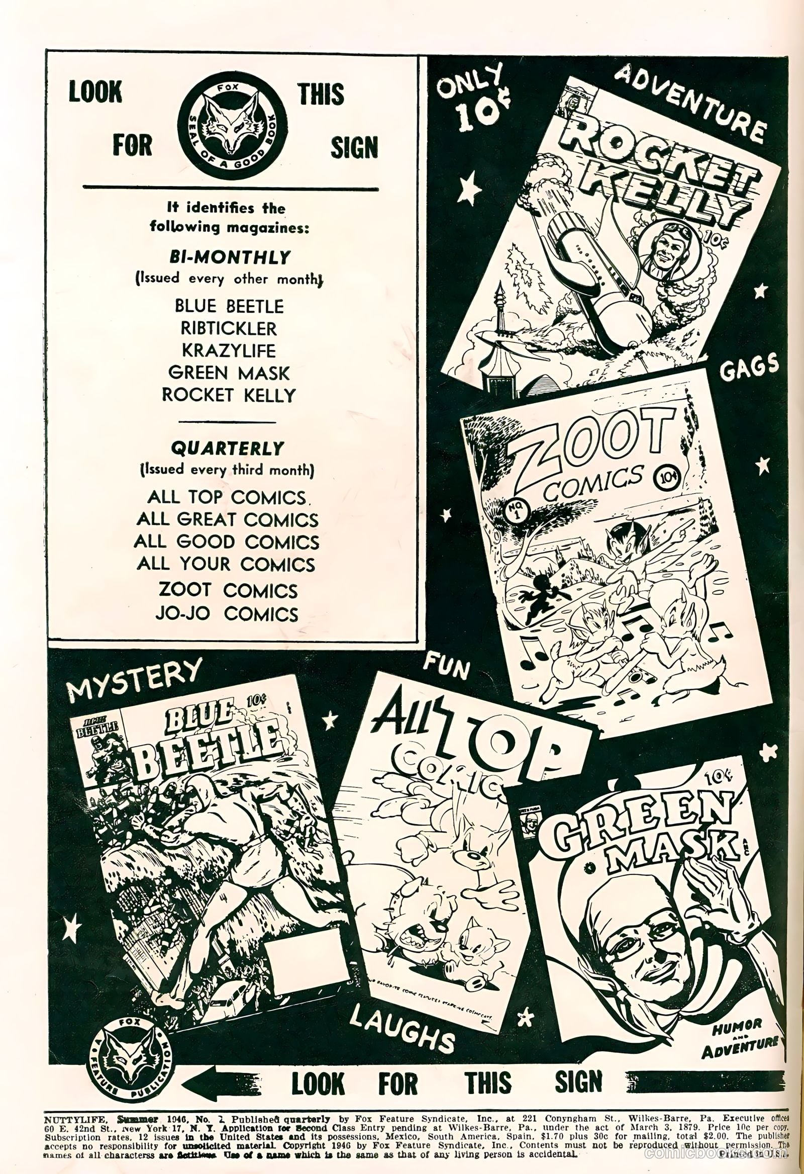 Nuttylife #2 (1946) — page 2 of 34