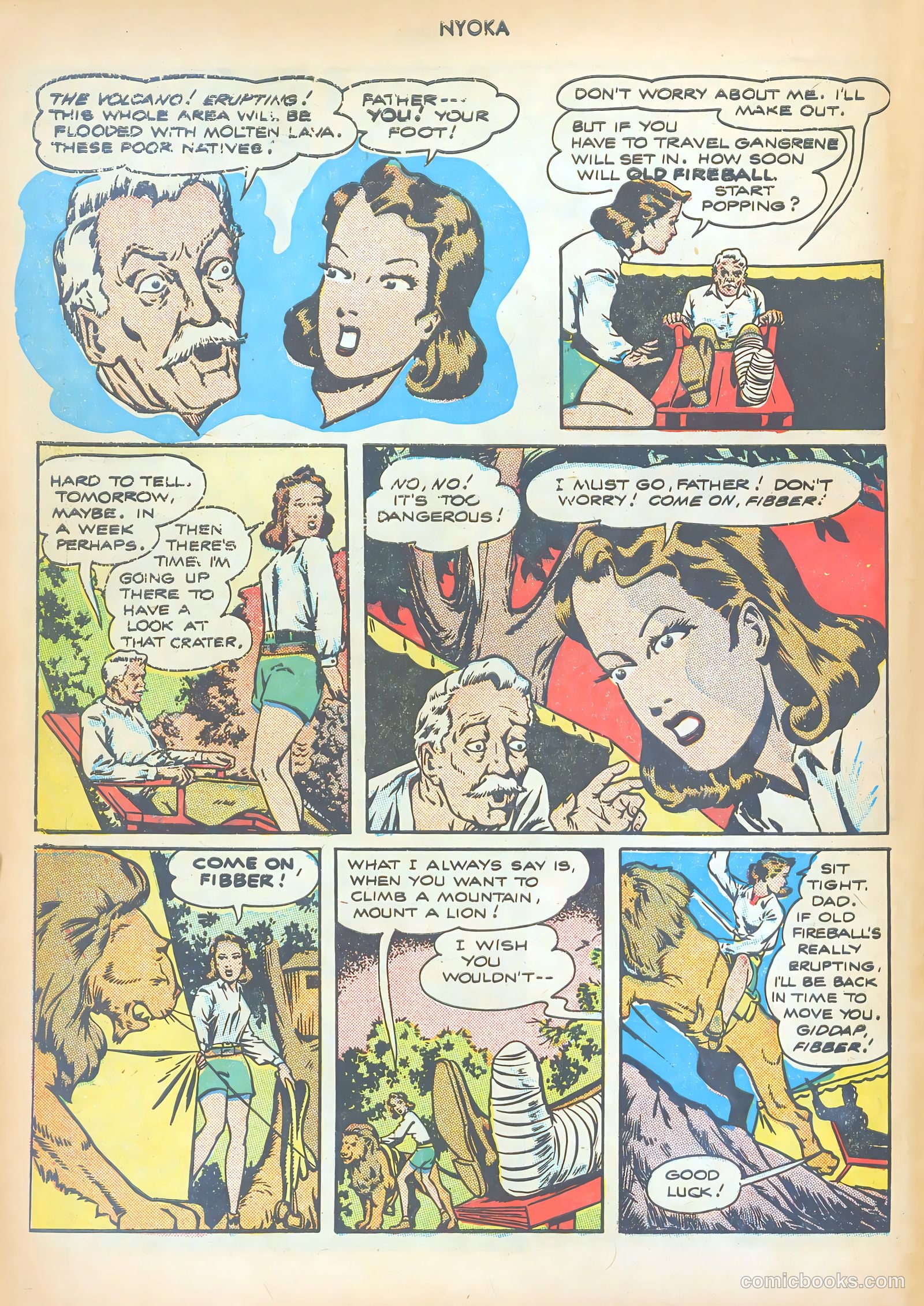 Nyoka the Jungle Girl #10 (1947) — page 6 of 52
