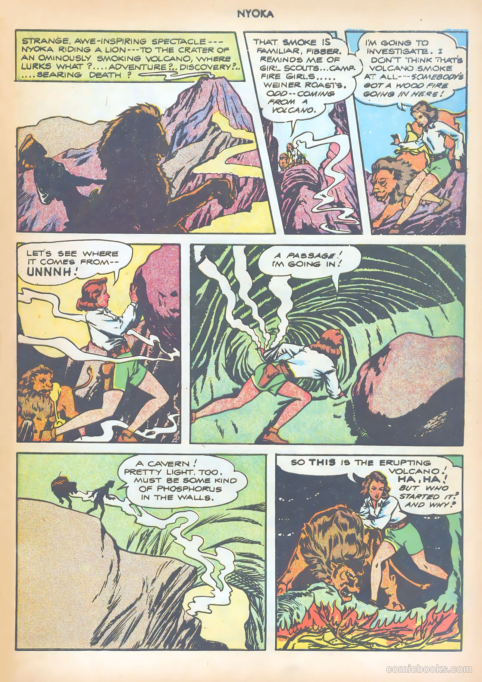 Nyoka the Jungle Girl #10 (1947) — page 7 of 52