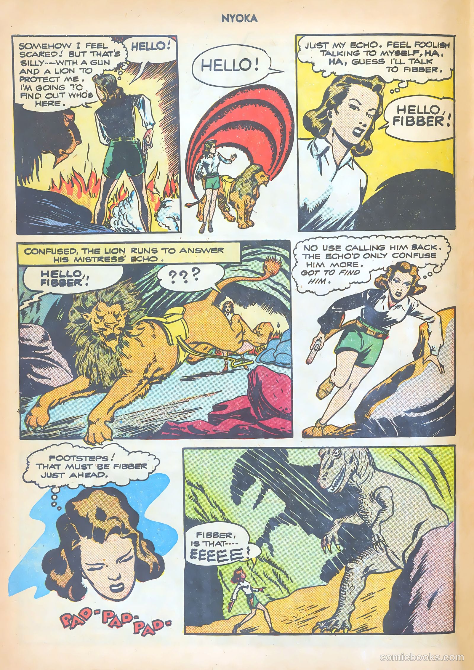 Nyoka the Jungle Girl #10 (1947) — page 8 of 52