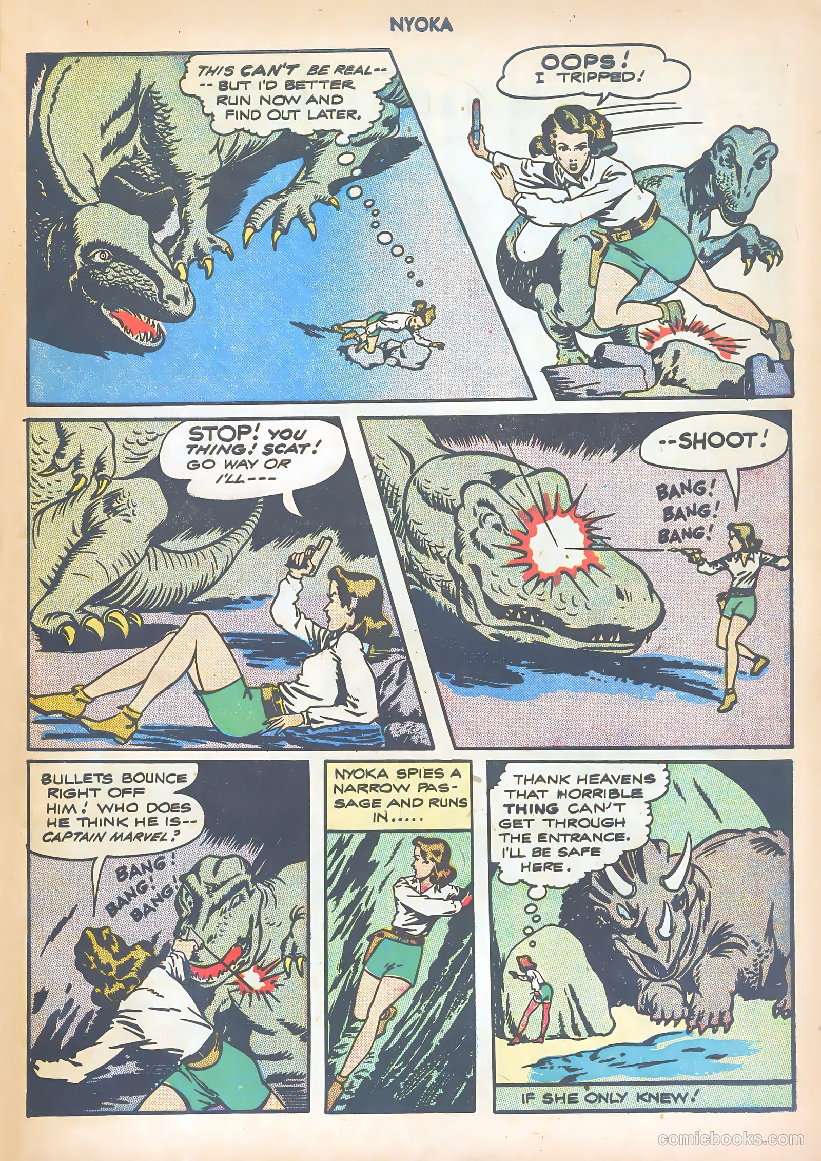 Nyoka the Jungle Girl #10 (1947) — page 9 of 52
