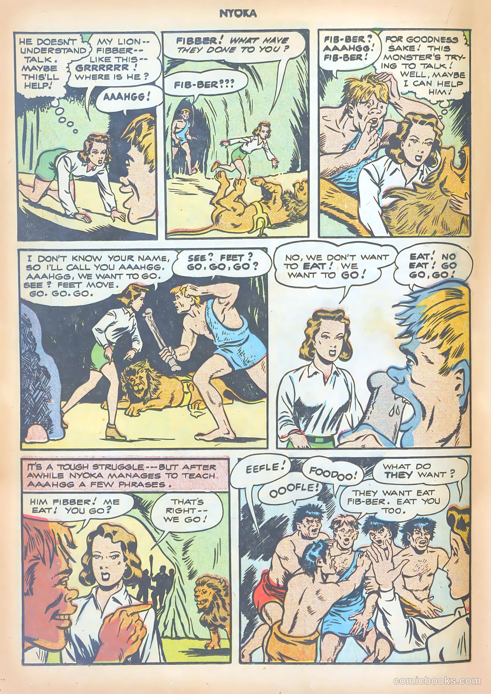 Nyoka the Jungle Girl #10 (1947) — page 18 of 52