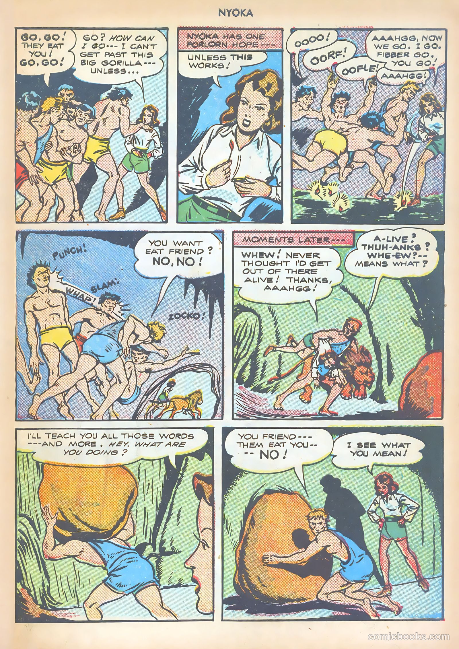 Nyoka the Jungle Girl #10 (1947) — page 19 of 52