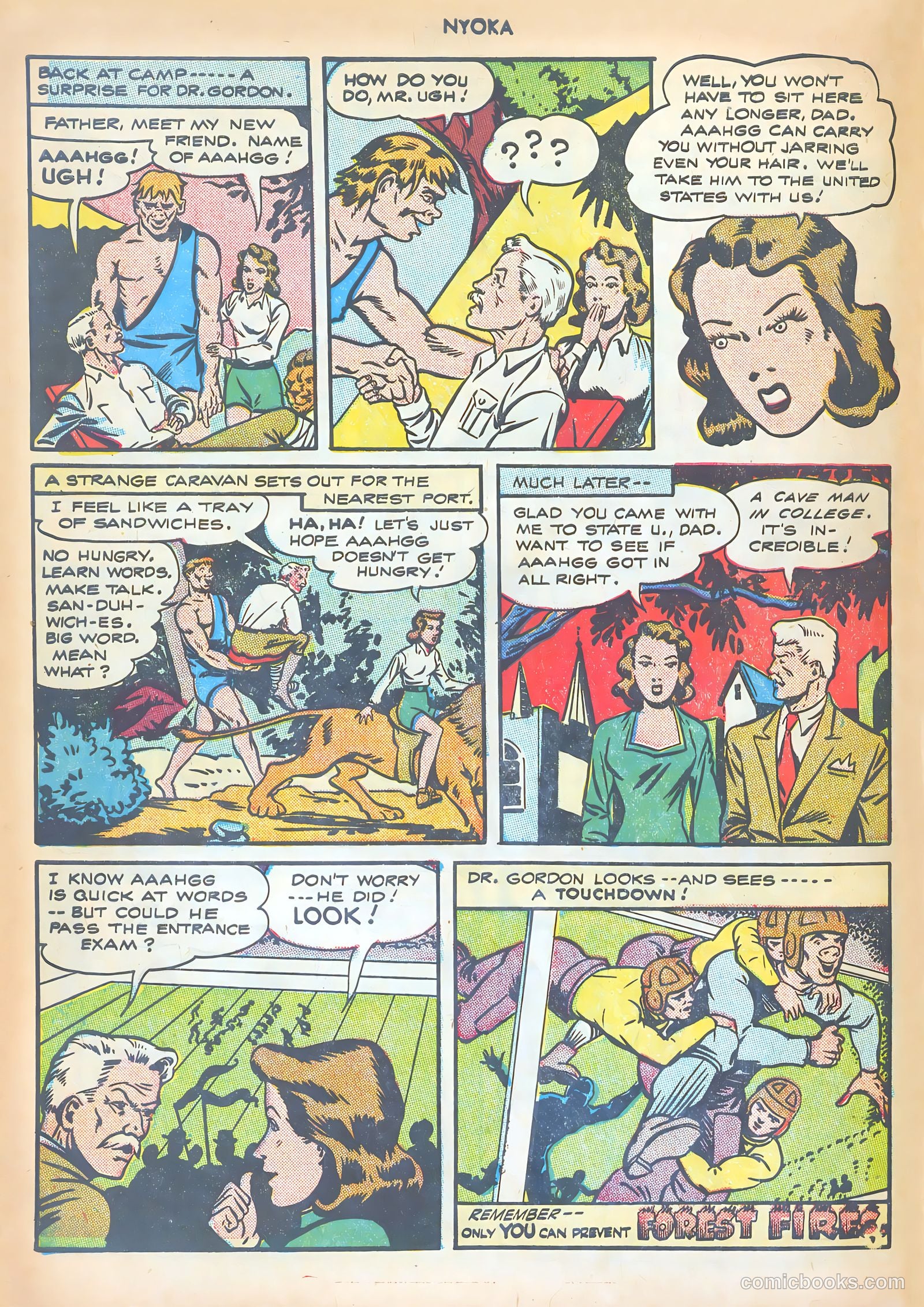 Nyoka the Jungle Girl #10 (1947) — page 20 of 52