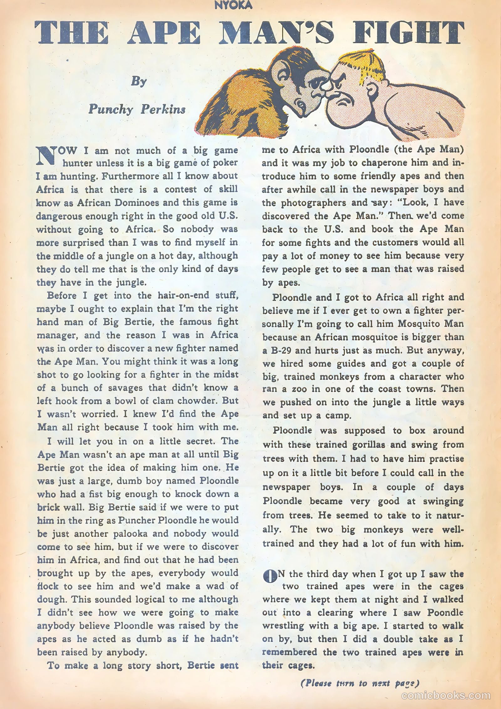 Nyoka the Jungle Girl #10 (1947) — page 22 of 52
