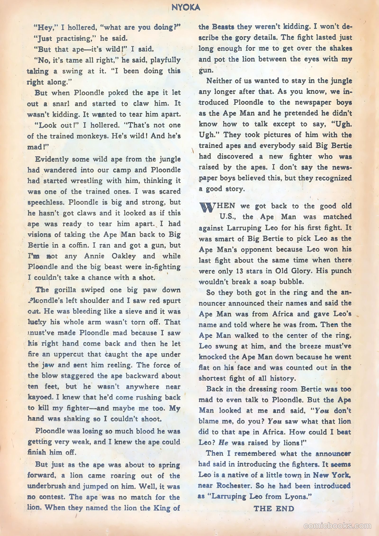 Nyoka the Jungle Girl #10 (1947) — page 24 of 52
