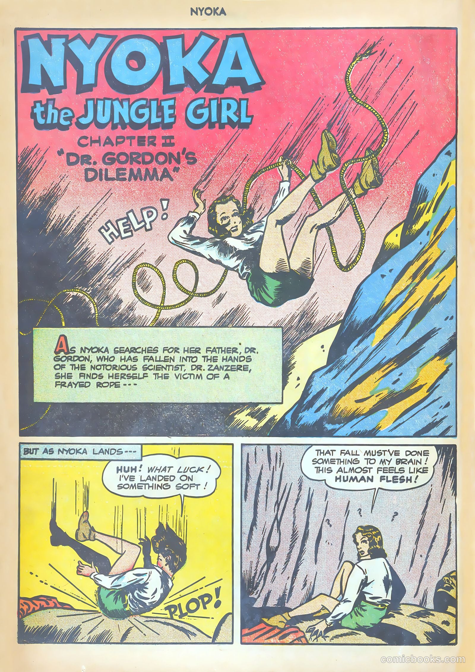 Nyoka the Jungle Girl #10 (1947) — page 36 of 52