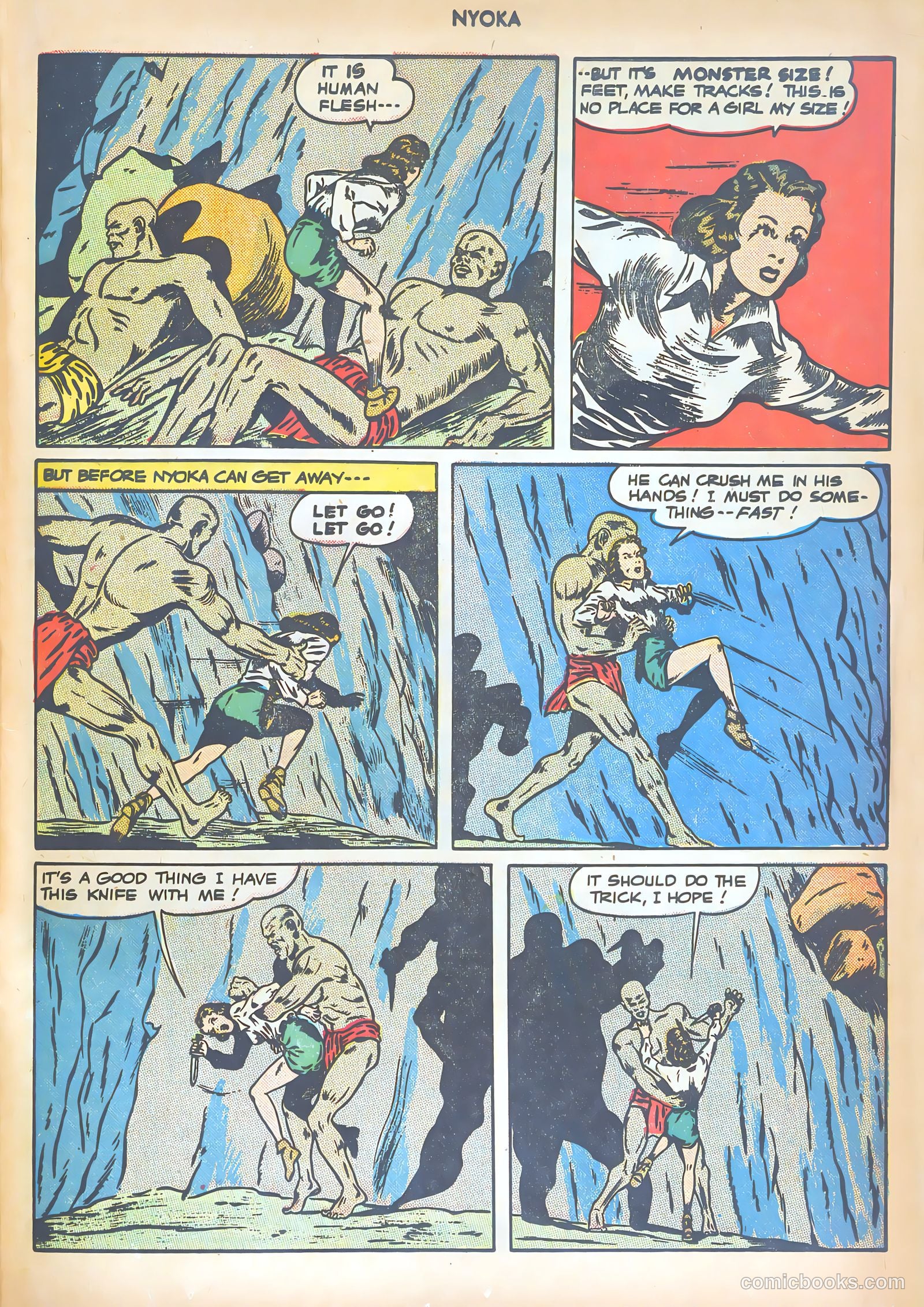Nyoka the Jungle Girl #10 (1947) — page 37 of 52