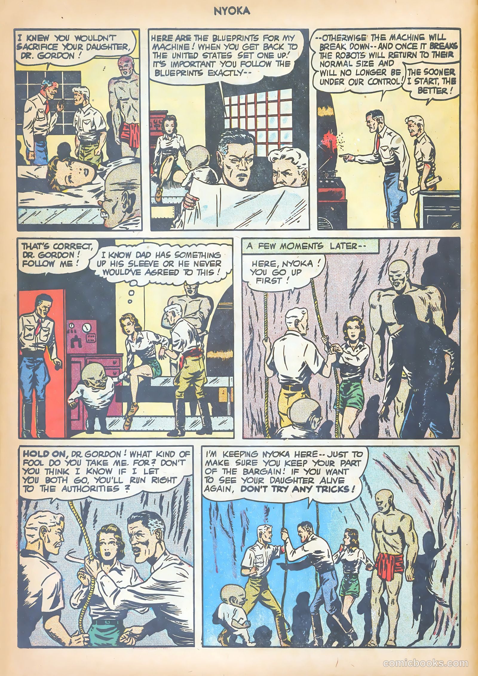 Nyoka the Jungle Girl #10 (1947) — page 44 of 52