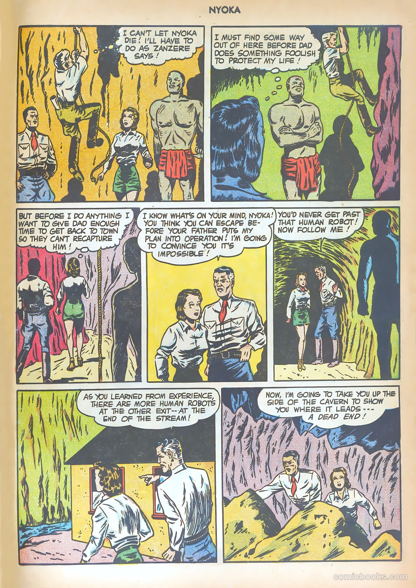 Nyoka the Jungle Girl #10 (1947) — page 45 of 52