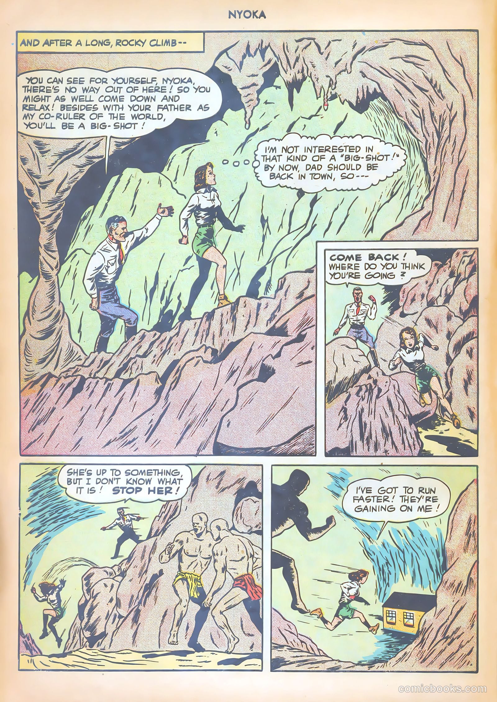 Nyoka the Jungle Girl #10 (1947) — page 46 of 52