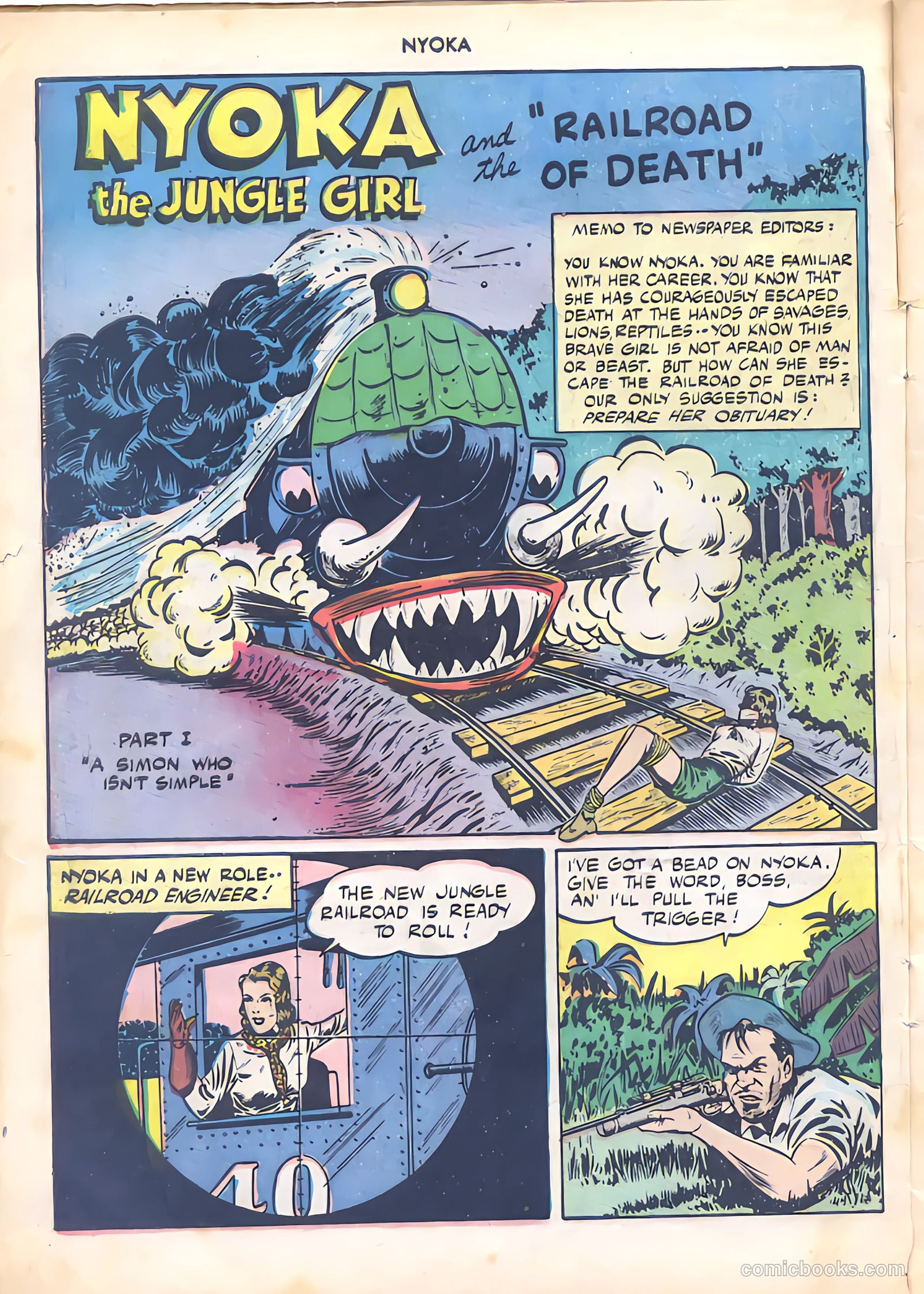 Nyoka the Jungle Girl #11 (1947) — page 4 of 52